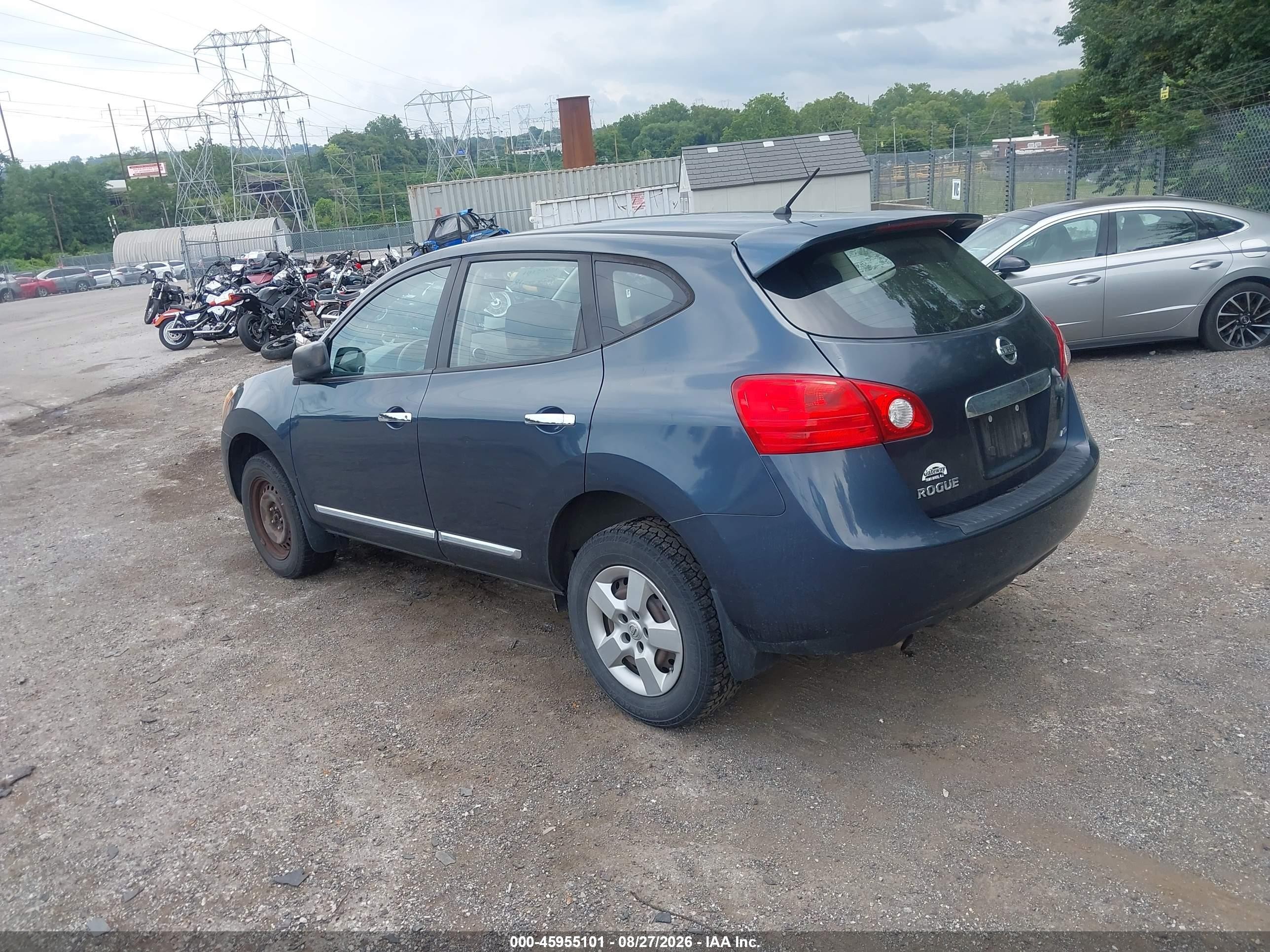 2013 Nissan Rogue S Navy vin: JN8AS5MV9DW642824