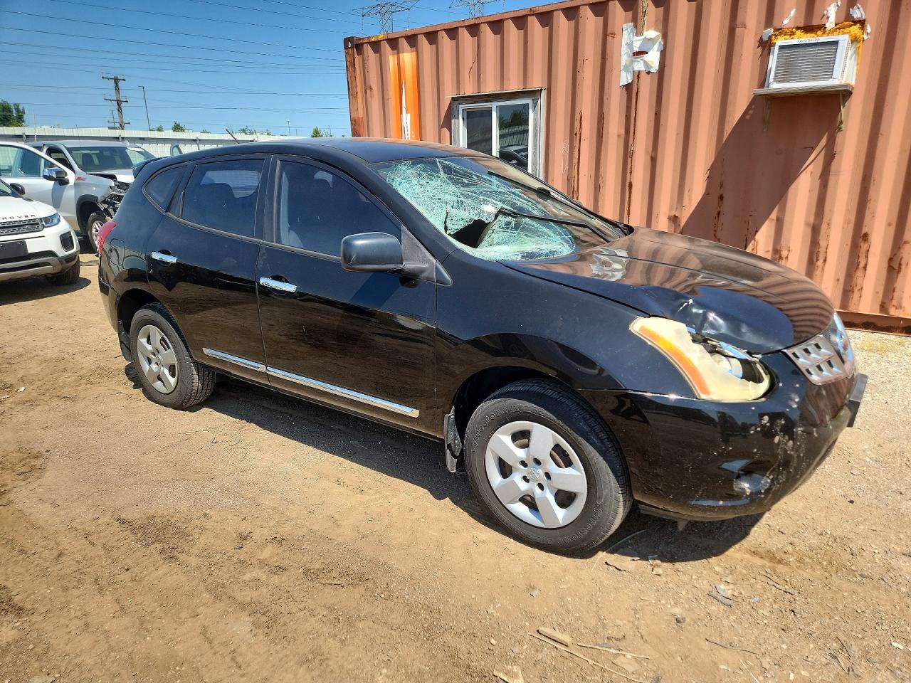 2013 Nissan Rogue S Black vin: JN8AS5MV9DW648588