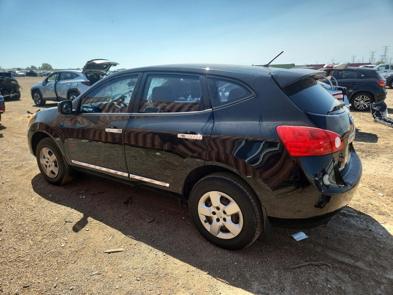 2013 Nissan Rogue S Black vin: JN8AS5MV9DW648588