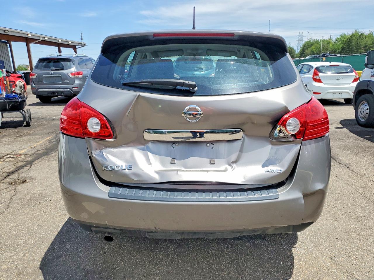 2013 Nissan Rogue S Gray vin: JN8AS5MV9DW649577
