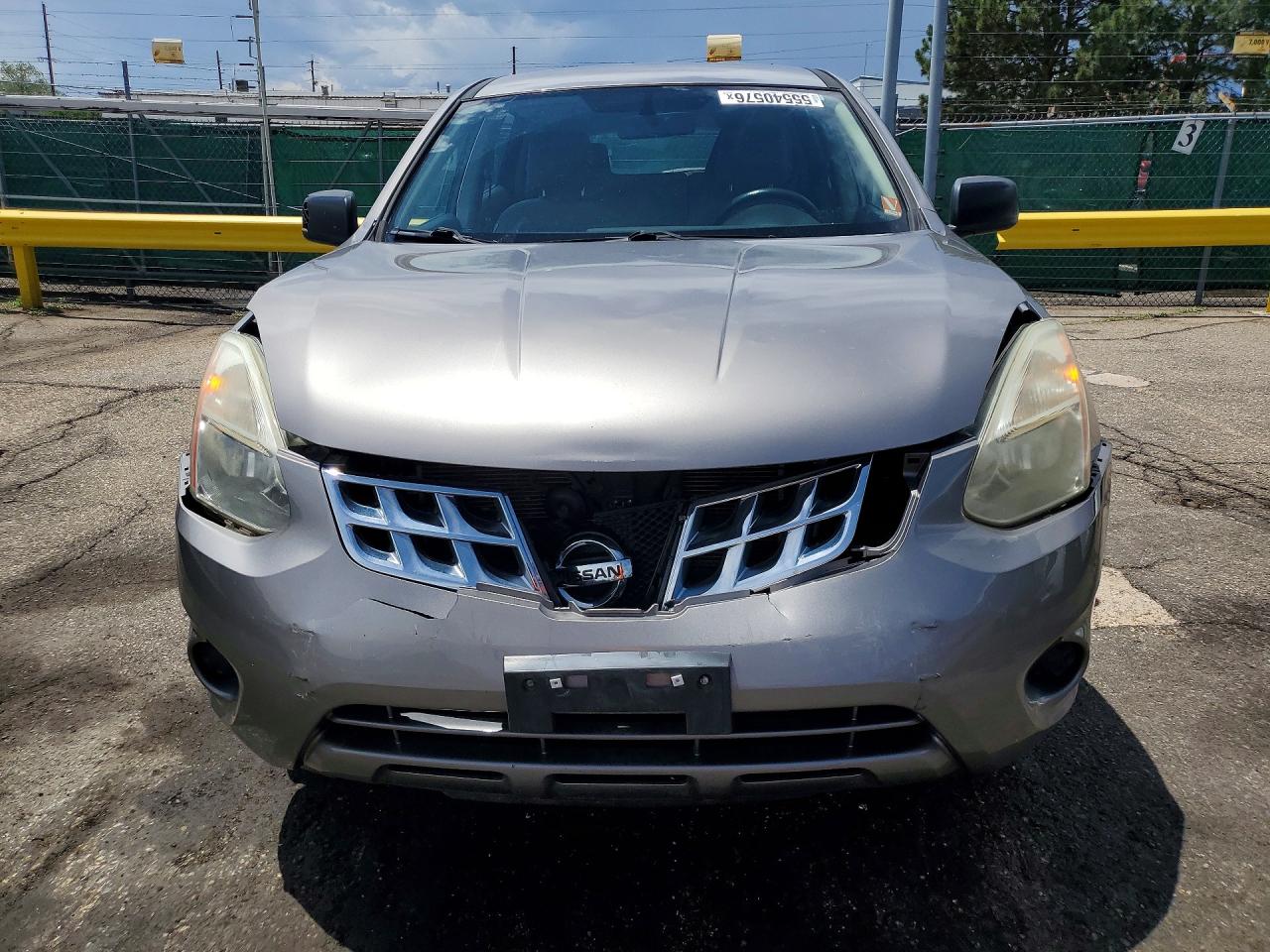 2013 Nissan Rogue S Gray vin: JN8AS5MV9DW649577