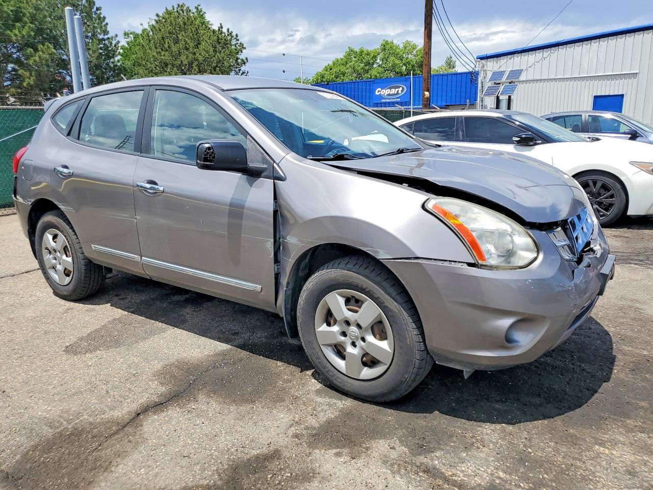 2013 Nissan Rogue S Gray vin: JN8AS5MV9DW649577