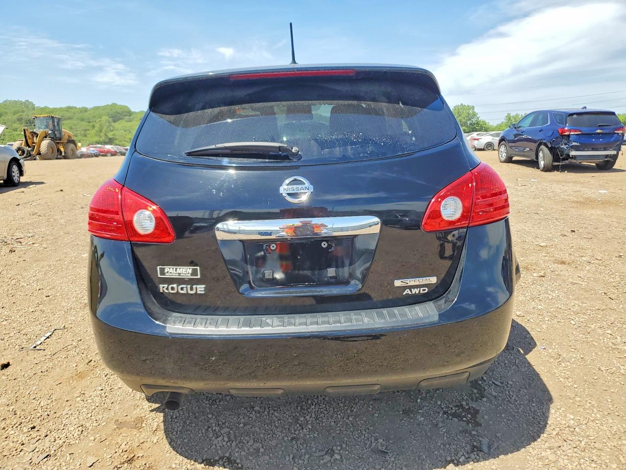 2013 Nissan Rogue S Black vin: JN8AS5MV9DW651622