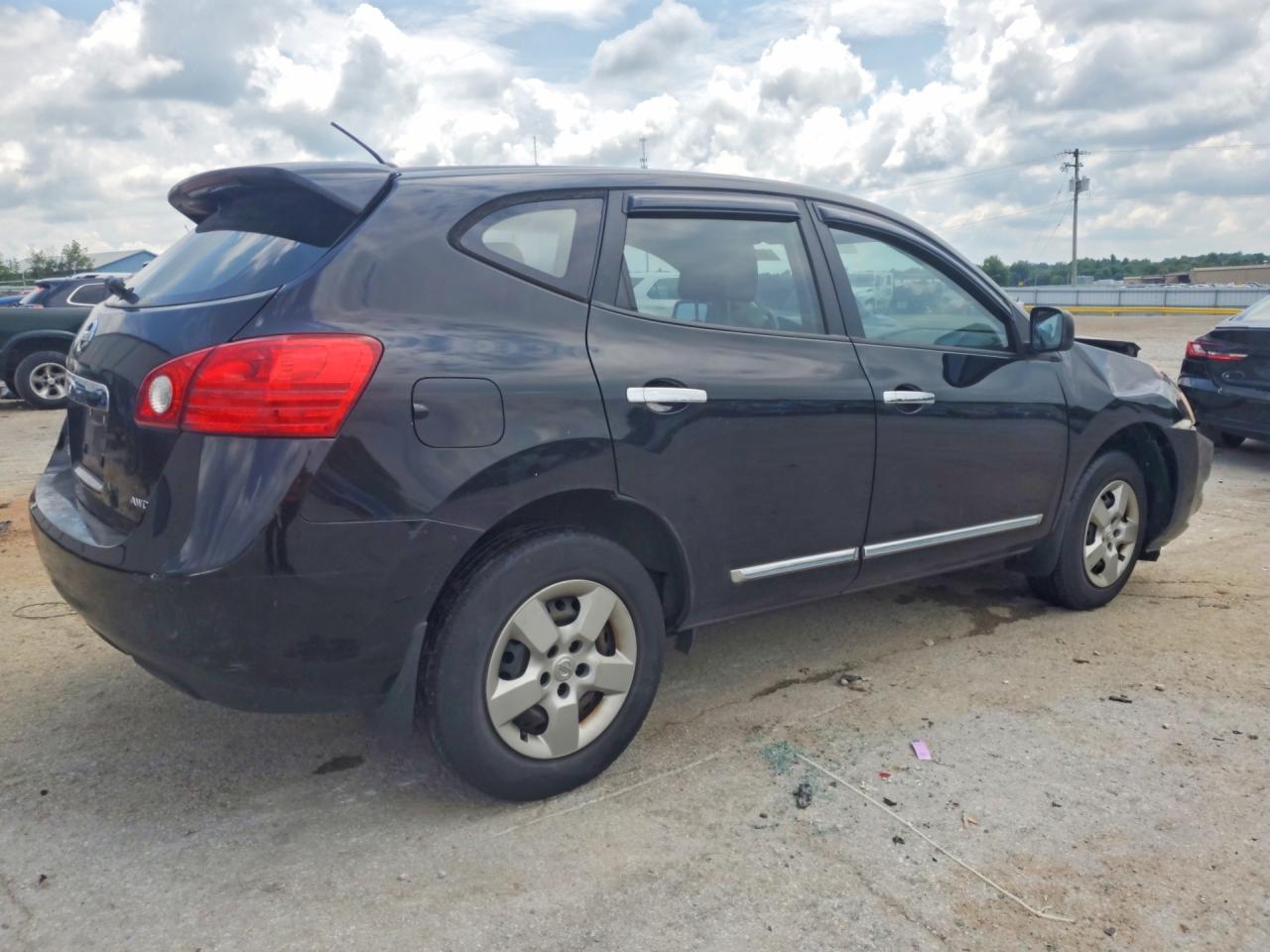 2013 Nissan Rogue S Black vin: JN8AS5MV9DW661650