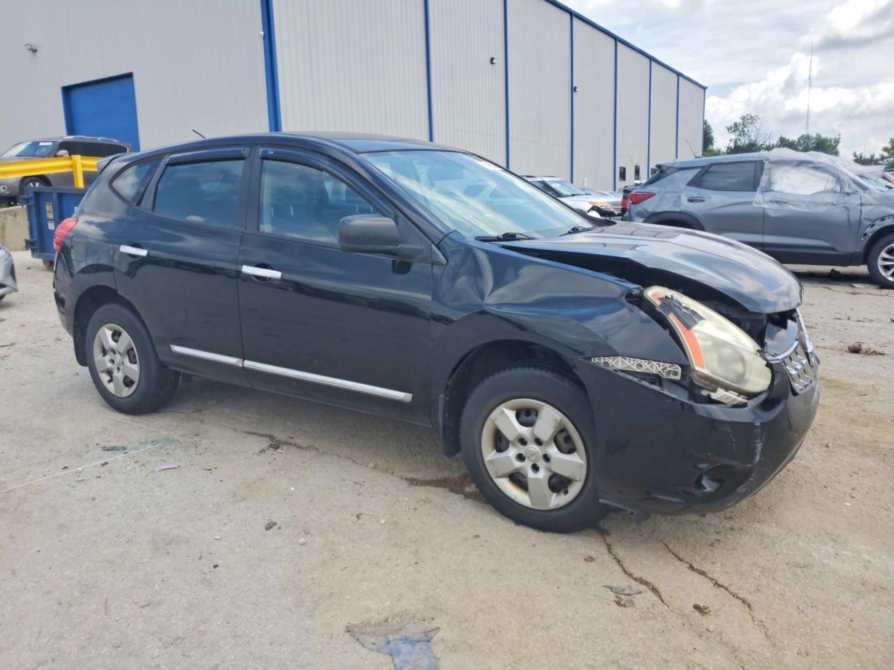 2013 Nissan Rogue S Black vin: JN8AS5MV9DW661650