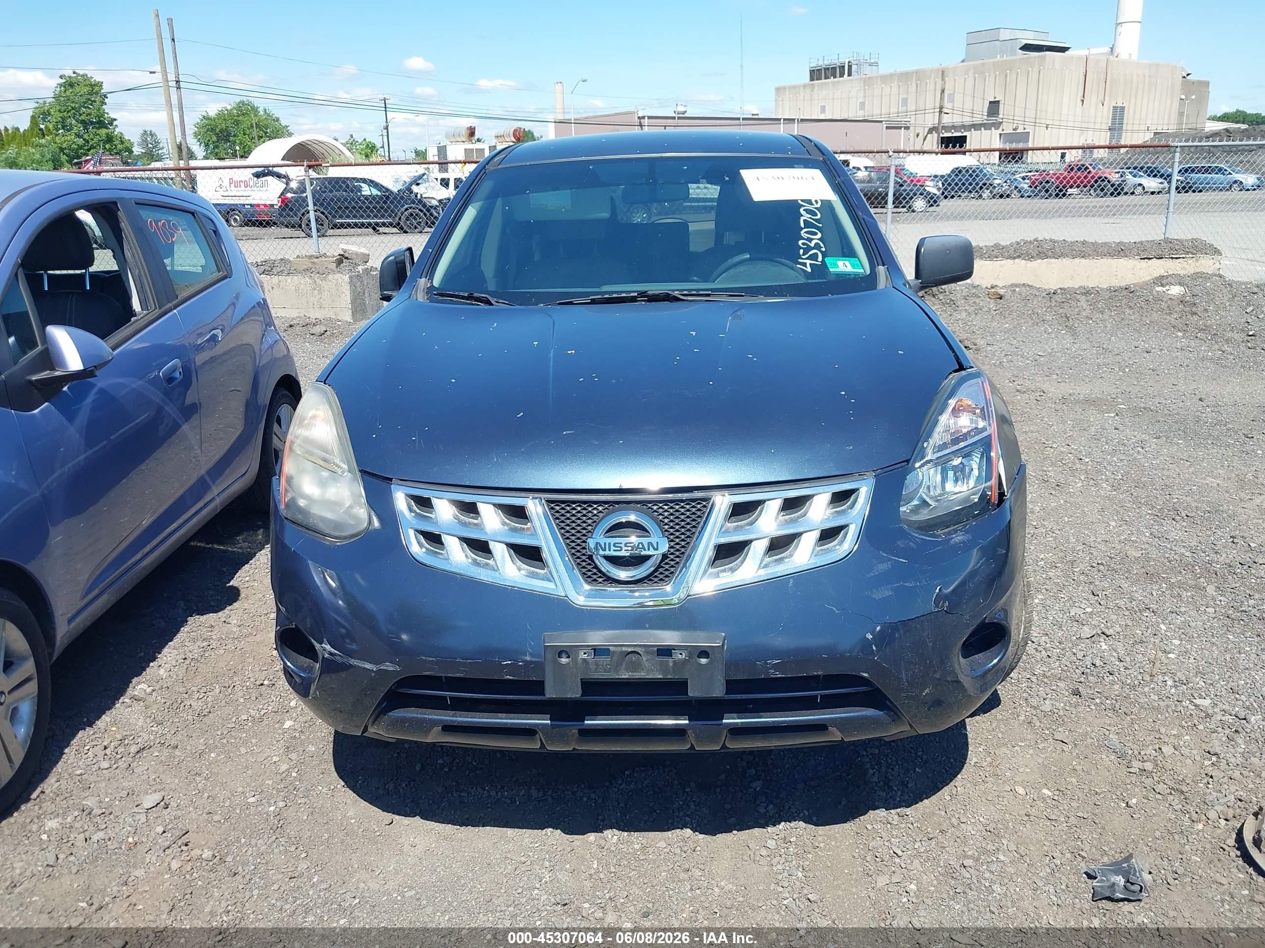 2014 Nissan Rogue Select S Blue vin: JN8AS5MV9EW200305