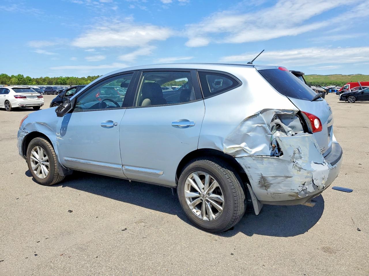 2014 Nissan Rogue Blue vin: JN8AS5MV9EW201728