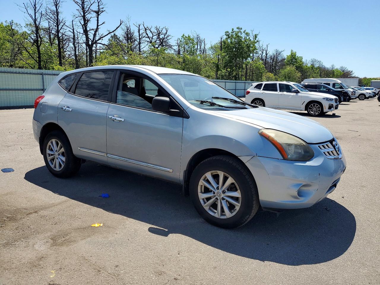 2014 Nissan Rogue Blue vin: JN8AS5MV9EW201728
