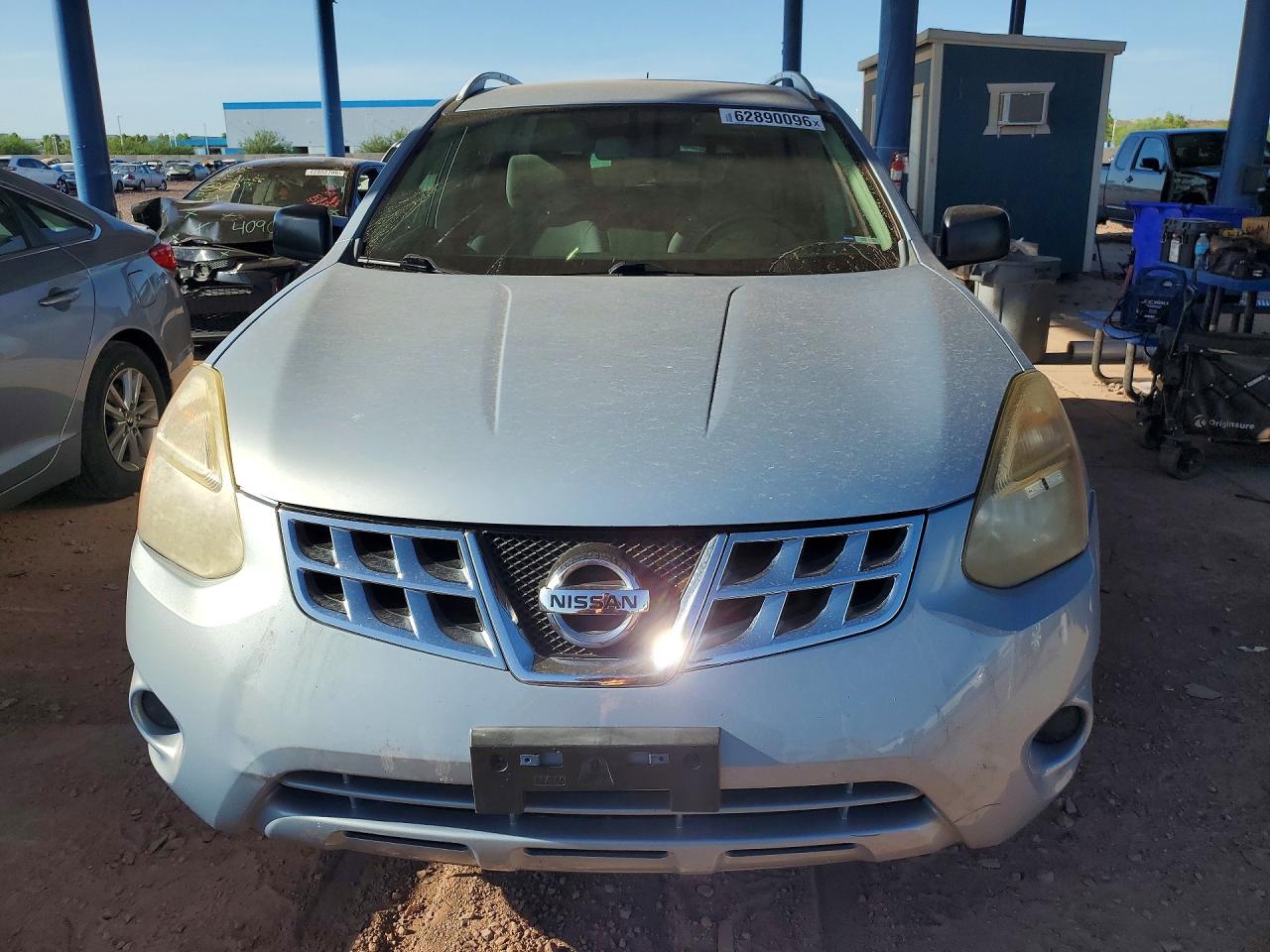 2014 Nissan Rogue Select S Синий vin: JN8AS5MV9EW204368