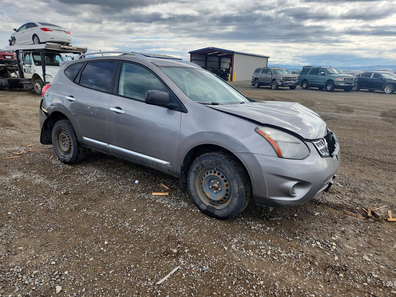 2014 Nissan Rogue Select S Silver vin: JN8AS5MV9EW705793