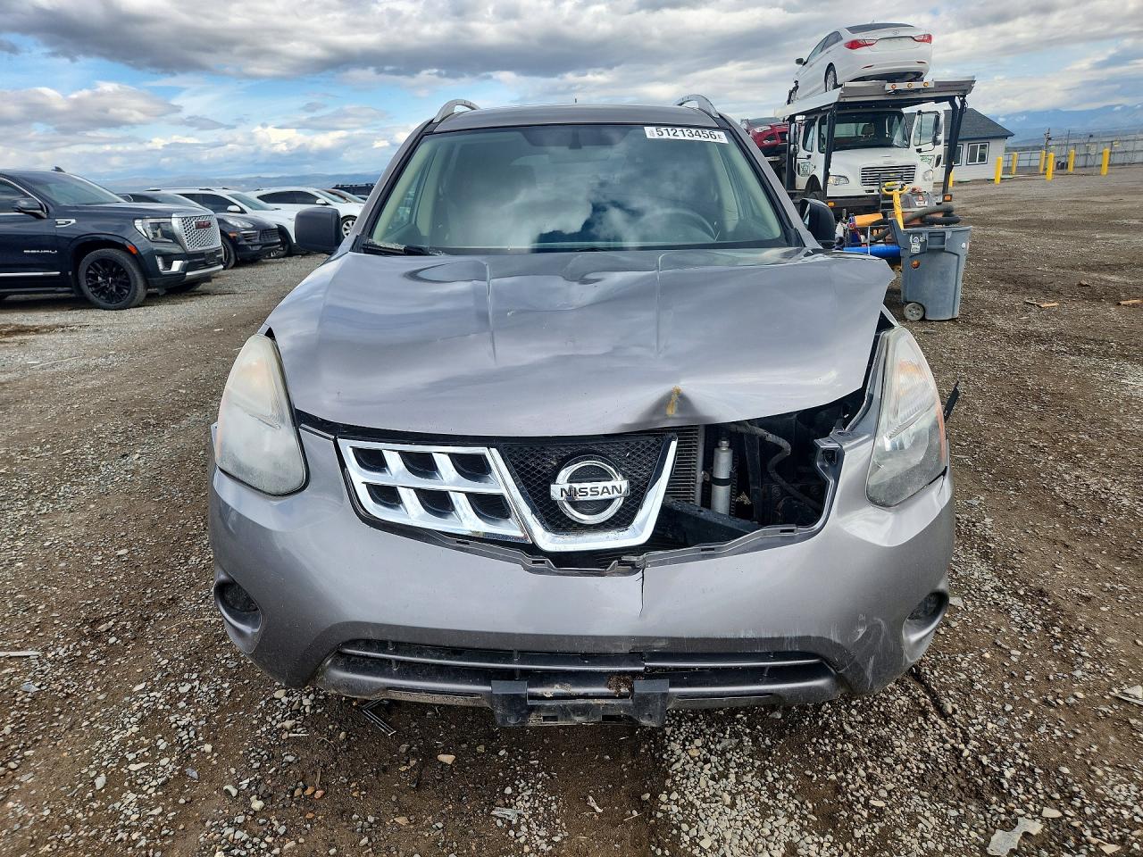 2014 Nissan Rogue Select S Silver vin: JN8AS5MV9EW705793