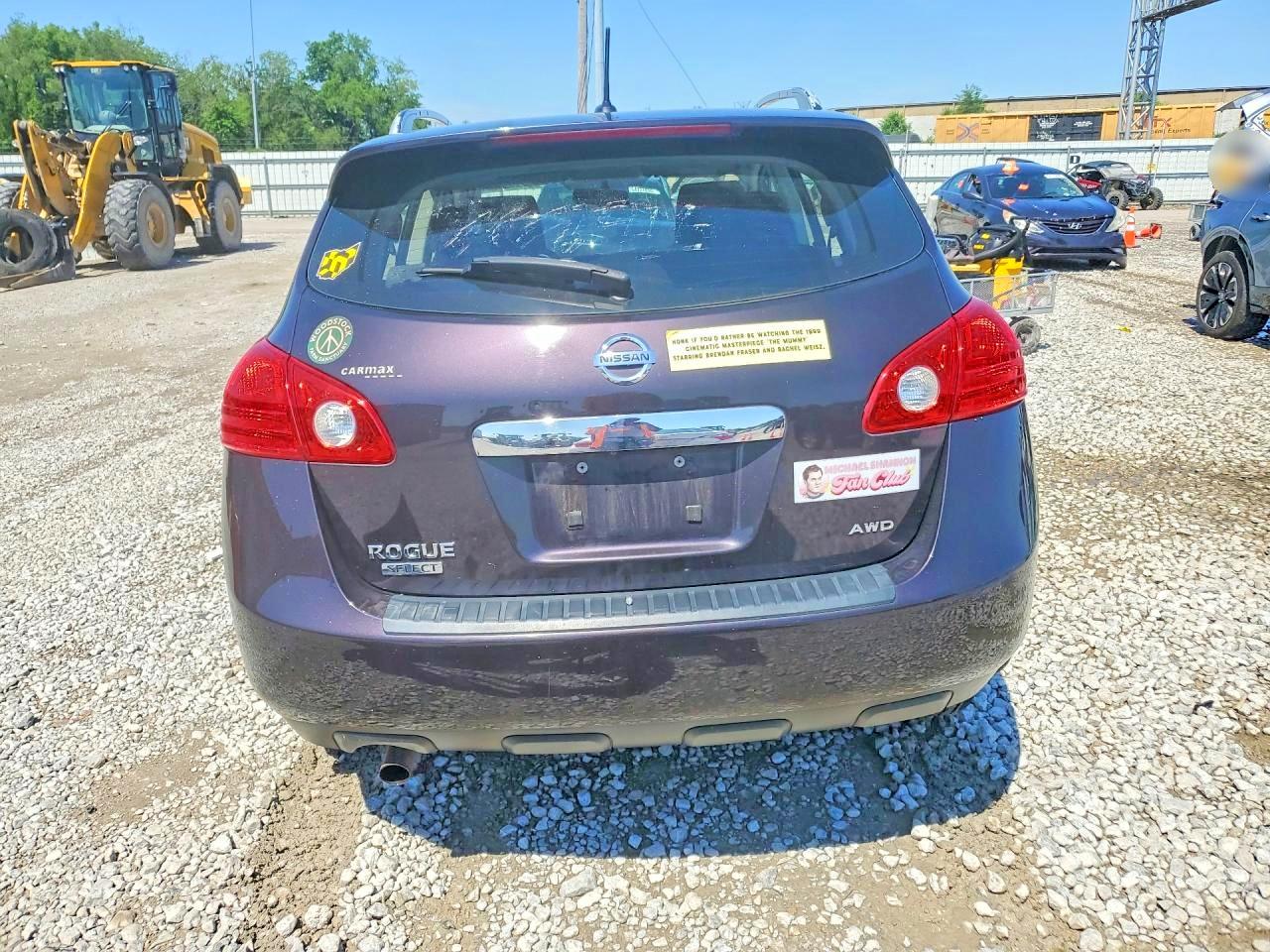2014 Nissan Rogue Select S Purple vin: JN8AS5MV9EW707916