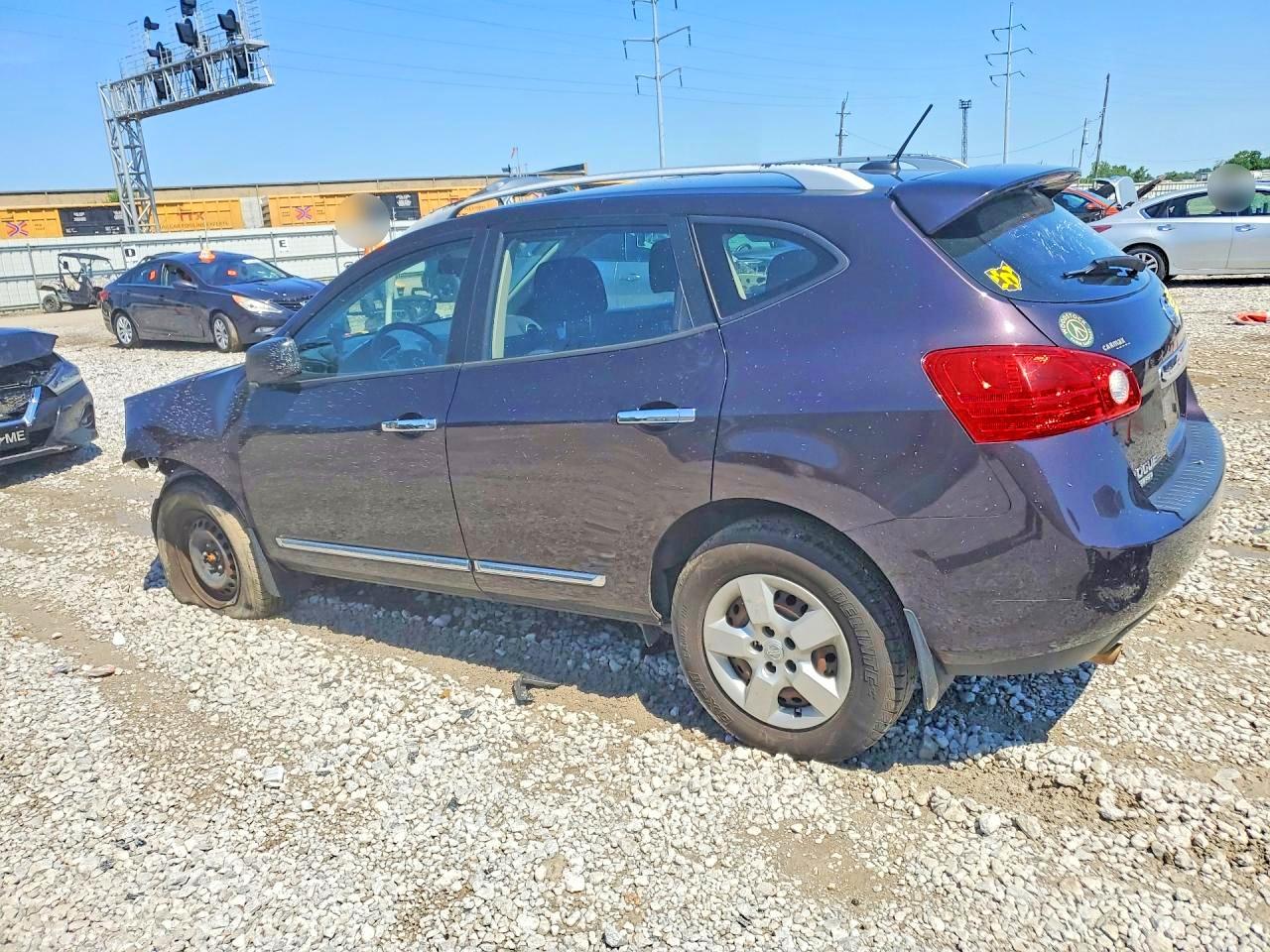 2014 Nissan Rogue Select S Purple vin: JN8AS5MV9EW707916