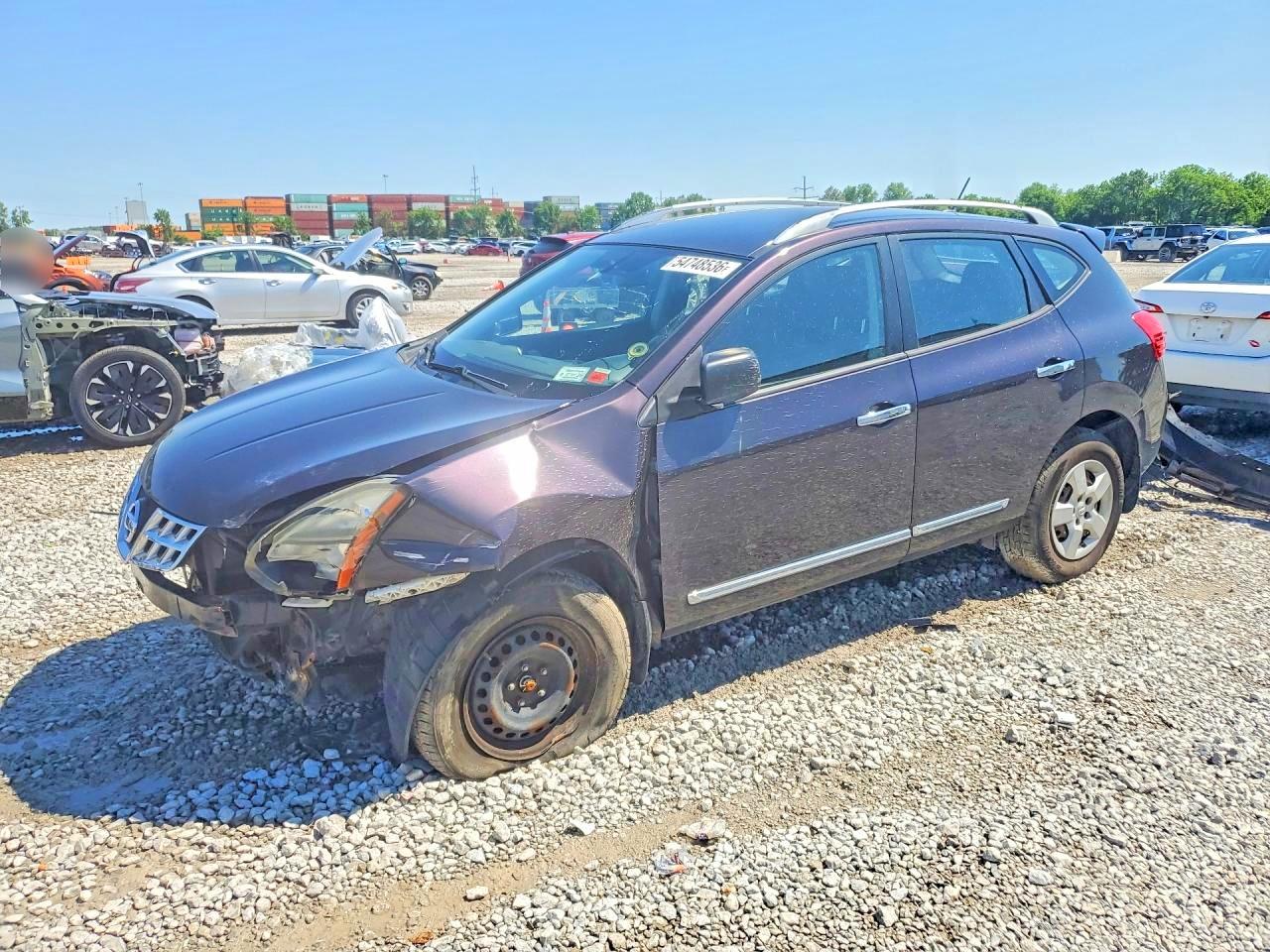 2014 Nissan Rogue Select S Purple vin: JN8AS5MV9EW707916