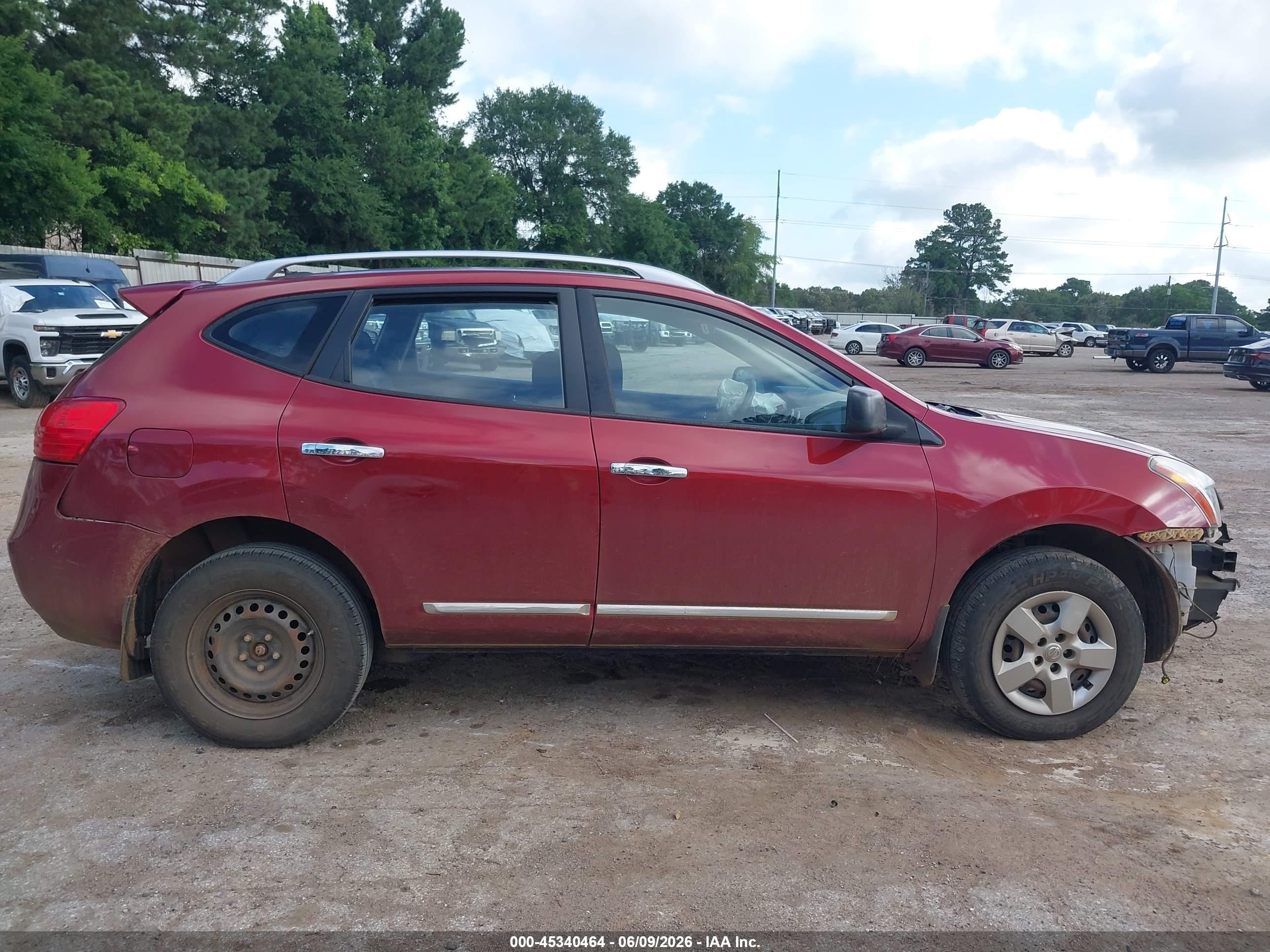 2014 Nissan Rogue Select S Red vin: JN8AS5MV9EW719242