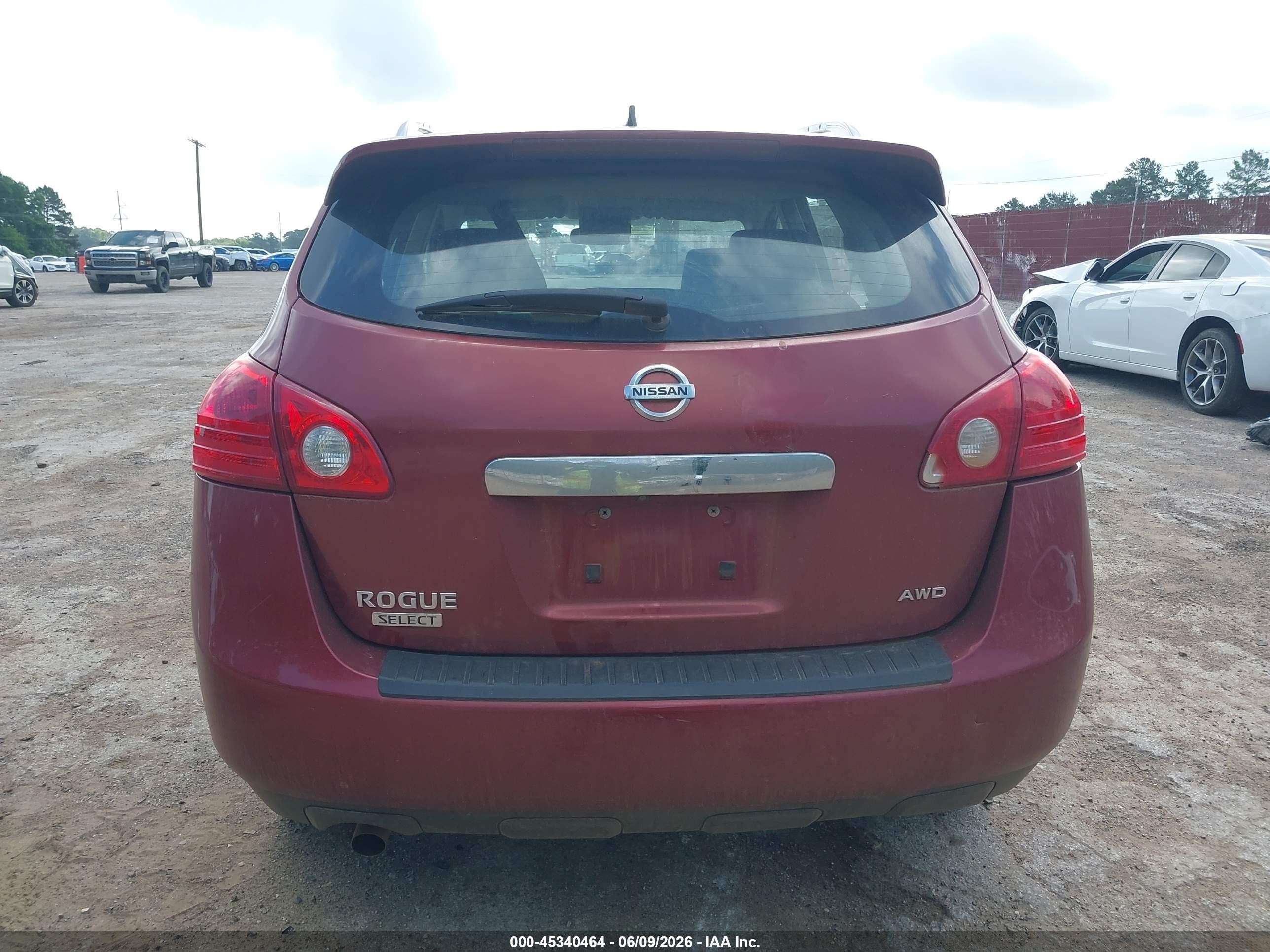 2014 Nissan Rogue Select S Red vin: JN8AS5MV9EW719242