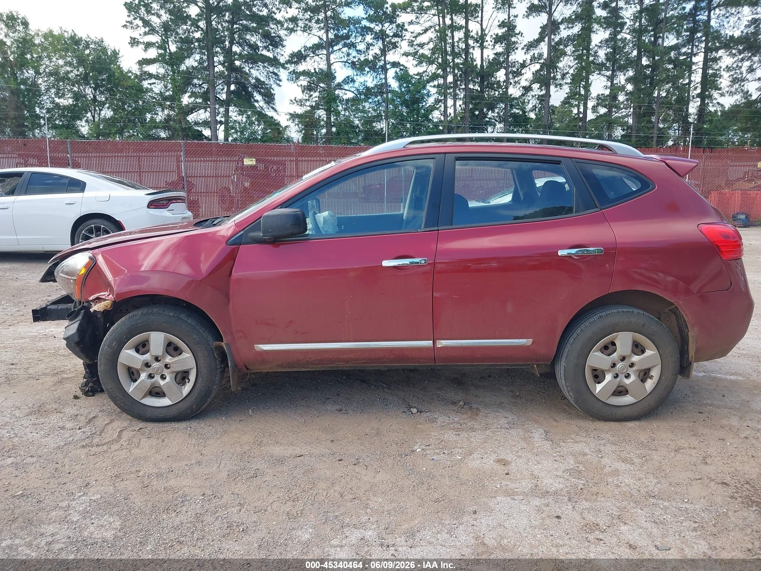 2014 Nissan Rogue Select S Red vin: JN8AS5MV9EW719242