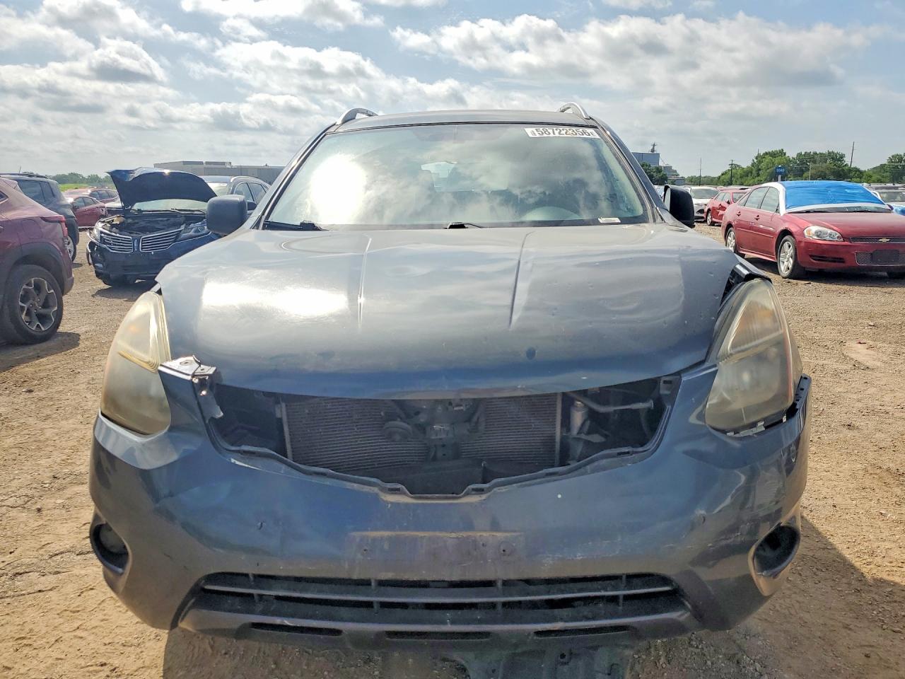 2014 Nissan Rogue Select S Gray vin: JN8AS5MV9EW719595