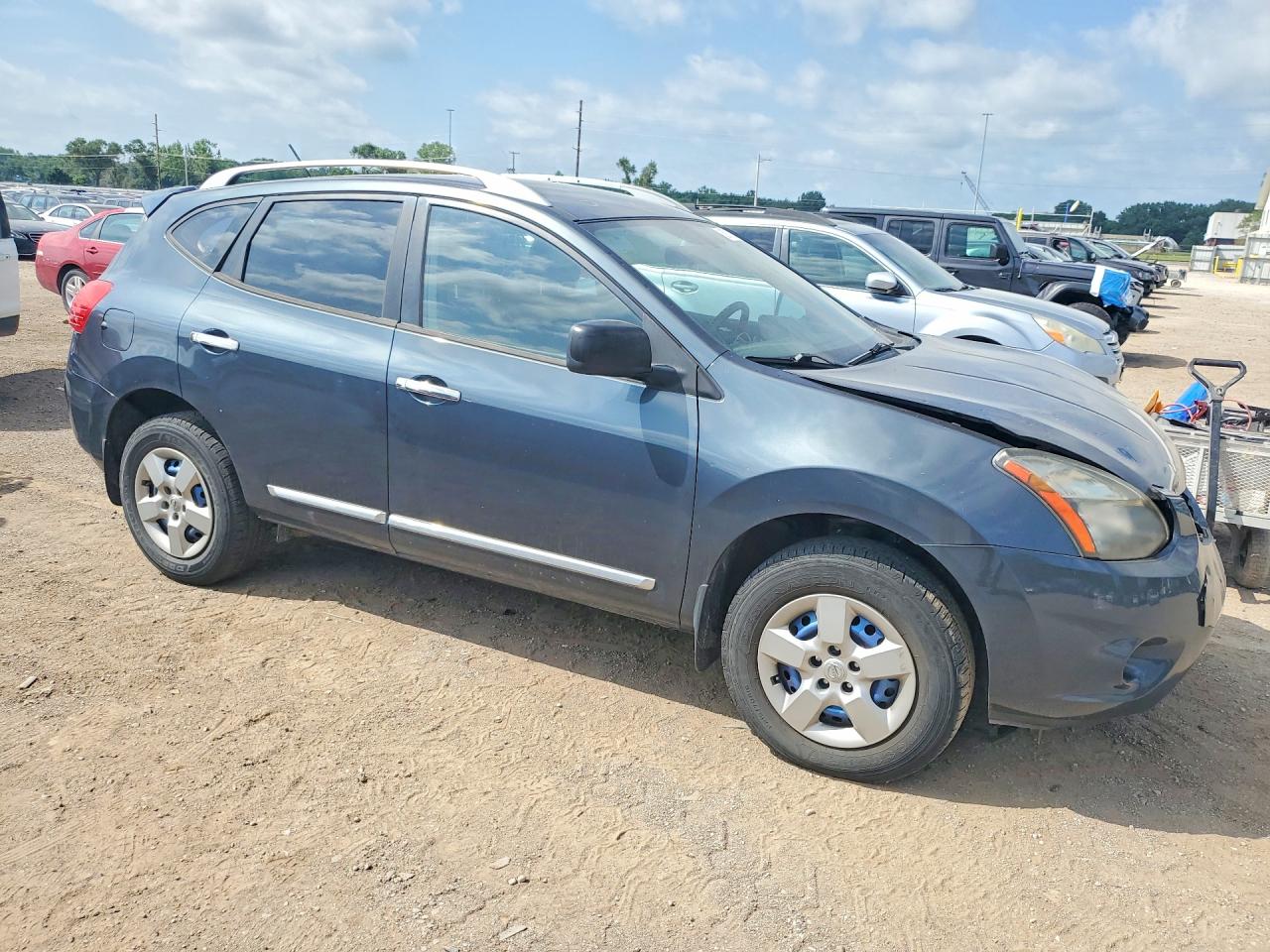 2014 Nissan Rogue Select S Gray vin: JN8AS5MV9EW719595