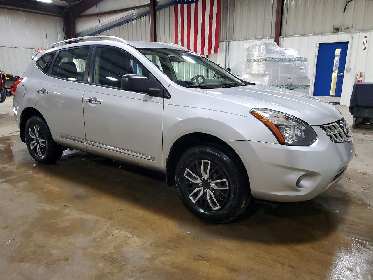 2014 Nissan Rogue Select S Silver vin: JN8AS5MV9EW720035