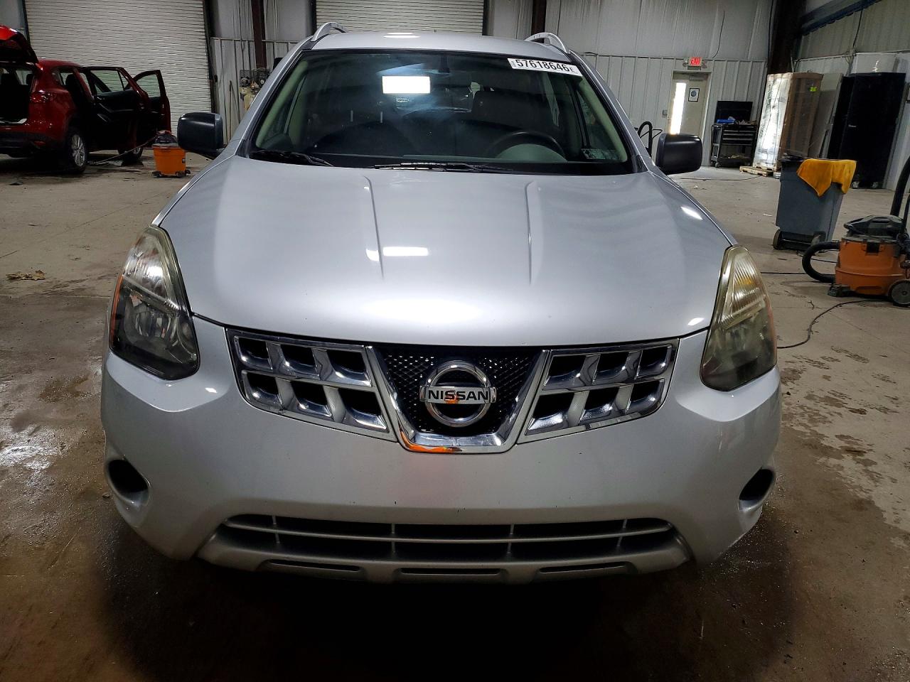 2014 Nissan Rogue Select S Silver vin: JN8AS5MV9EW720035