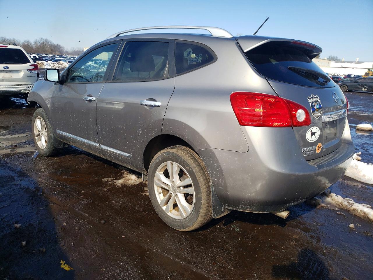 2015 Nissan Rogue Select S Gray vin: JN8AS5MV9FW253541