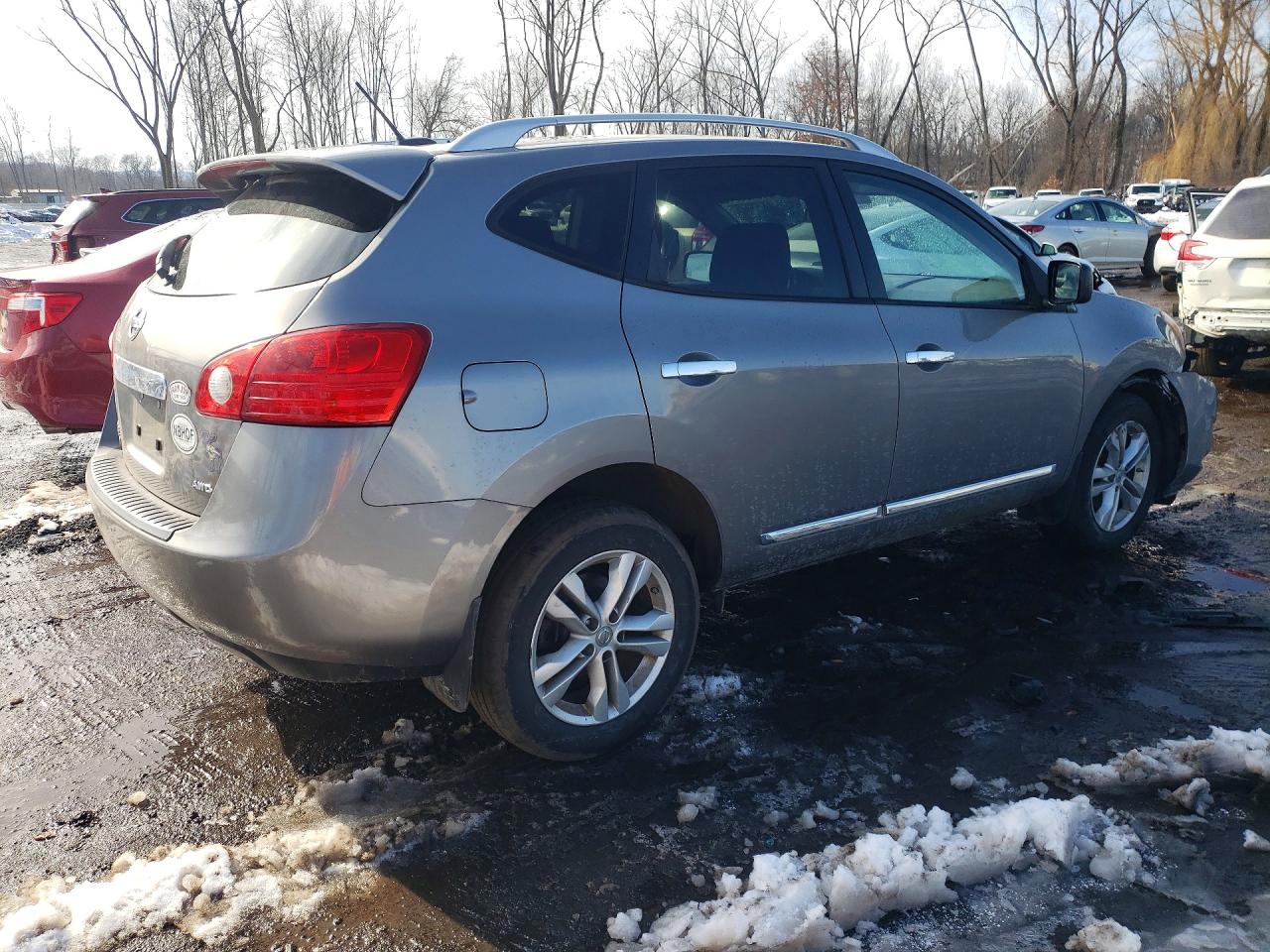 2015 Nissan Rogue Select S Gray vin: JN8AS5MV9FW253541