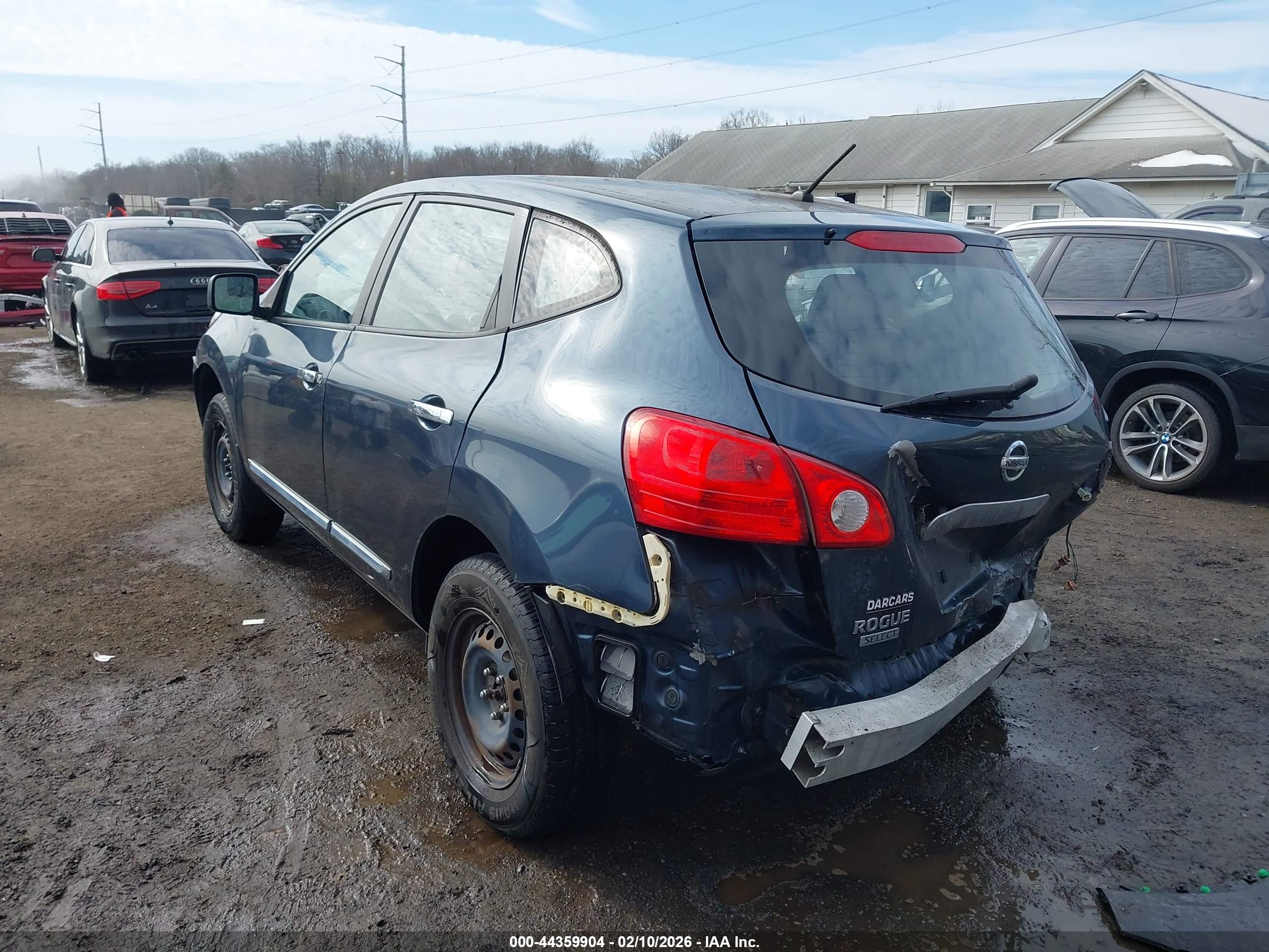 2015 Nissan Rogue Select S Синий vin: JN8AS5MV9FW259808