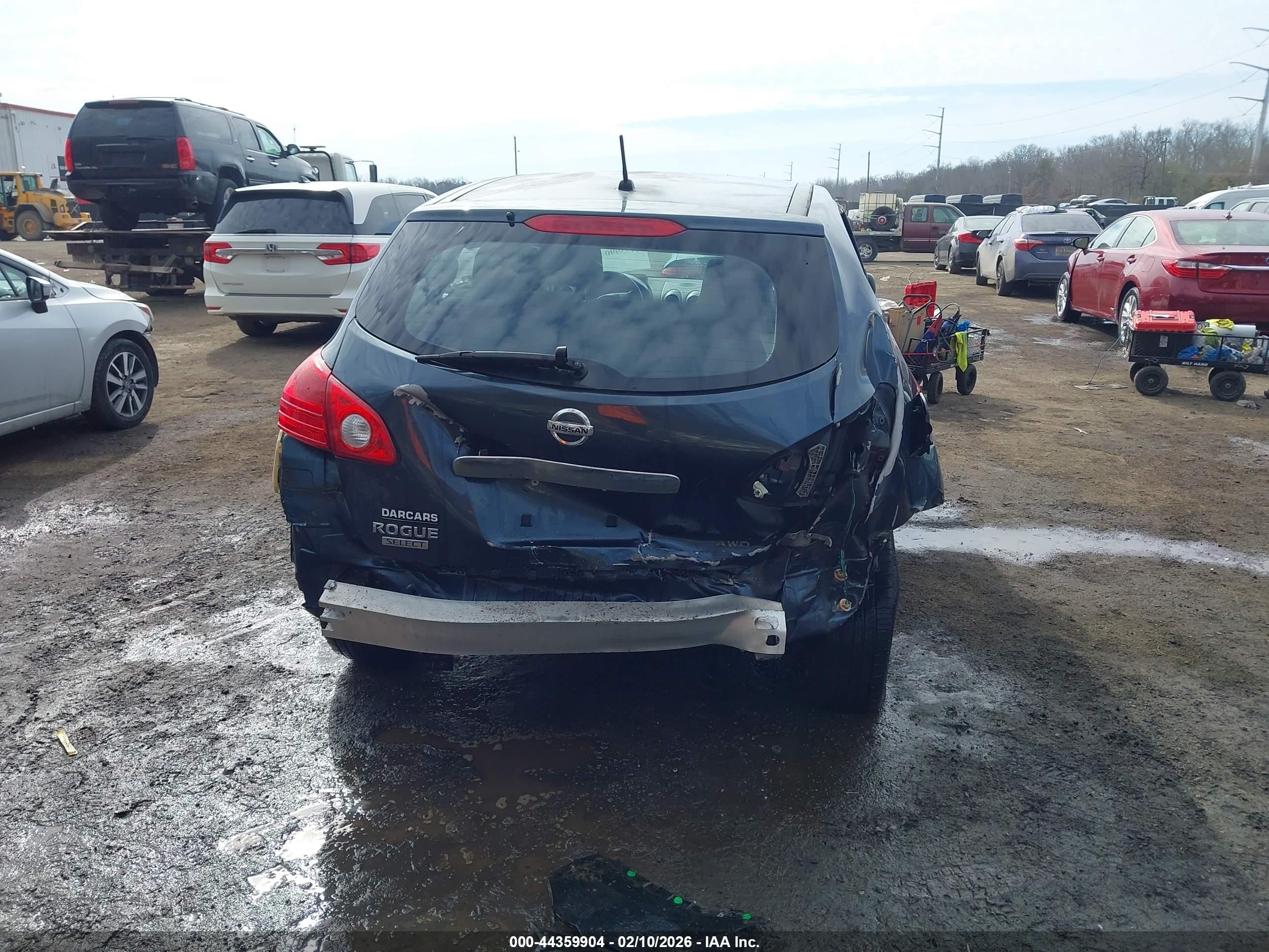 2015 Nissan Rogue Select S Синий vin: JN8AS5MV9FW259808