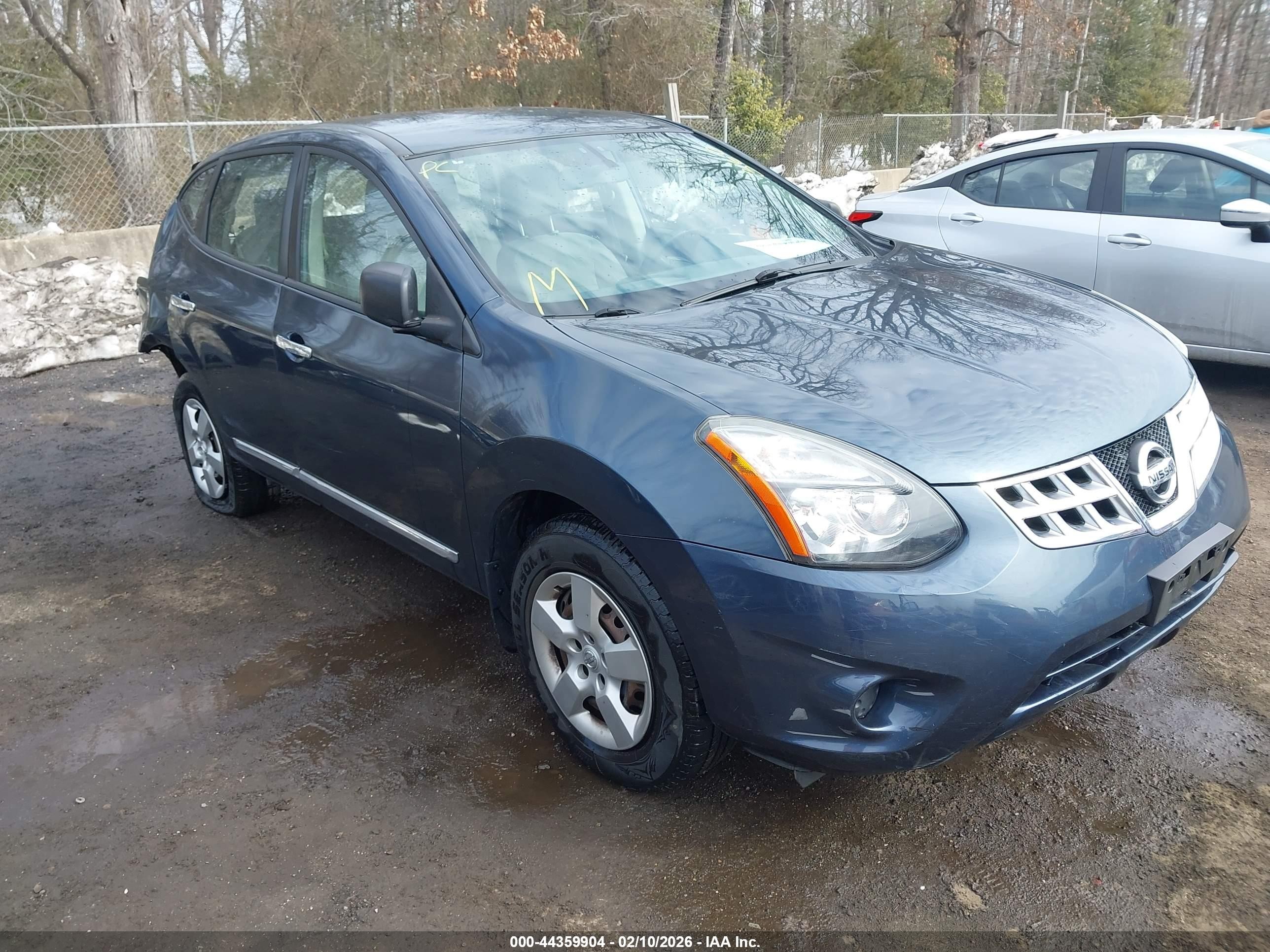2015 Nissan Rogue Select S Синий vin: JN8AS5MV9FW259808