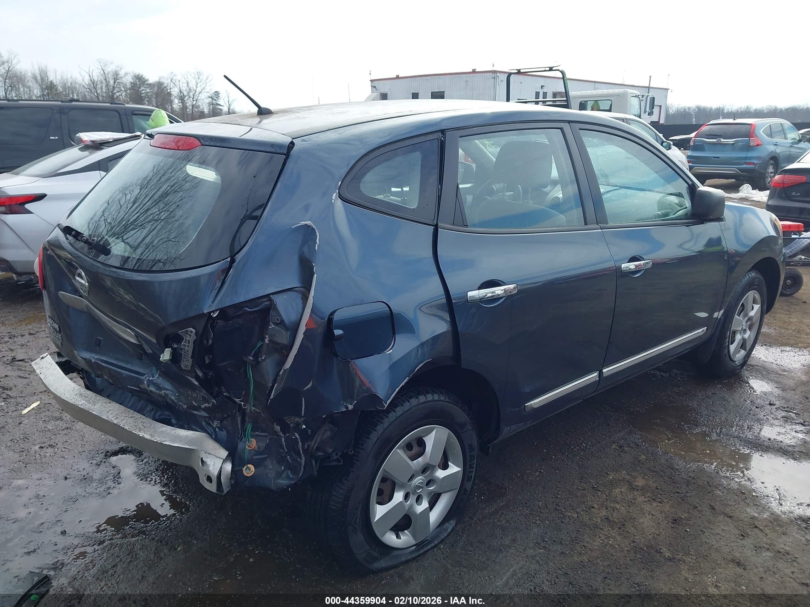 2015 Nissan Rogue Select S Синий vin: JN8AS5MV9FW259808