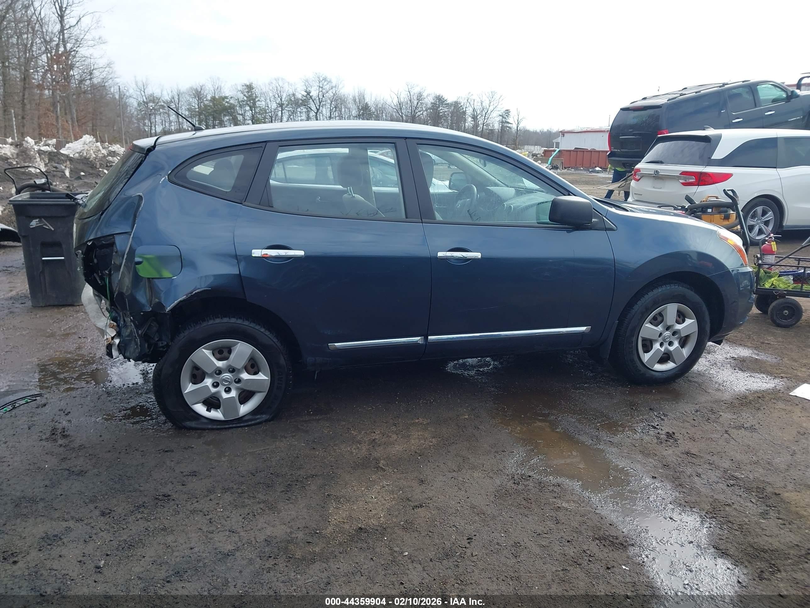 2015 Nissan Rogue Select S Синий vin: JN8AS5MV9FW259808