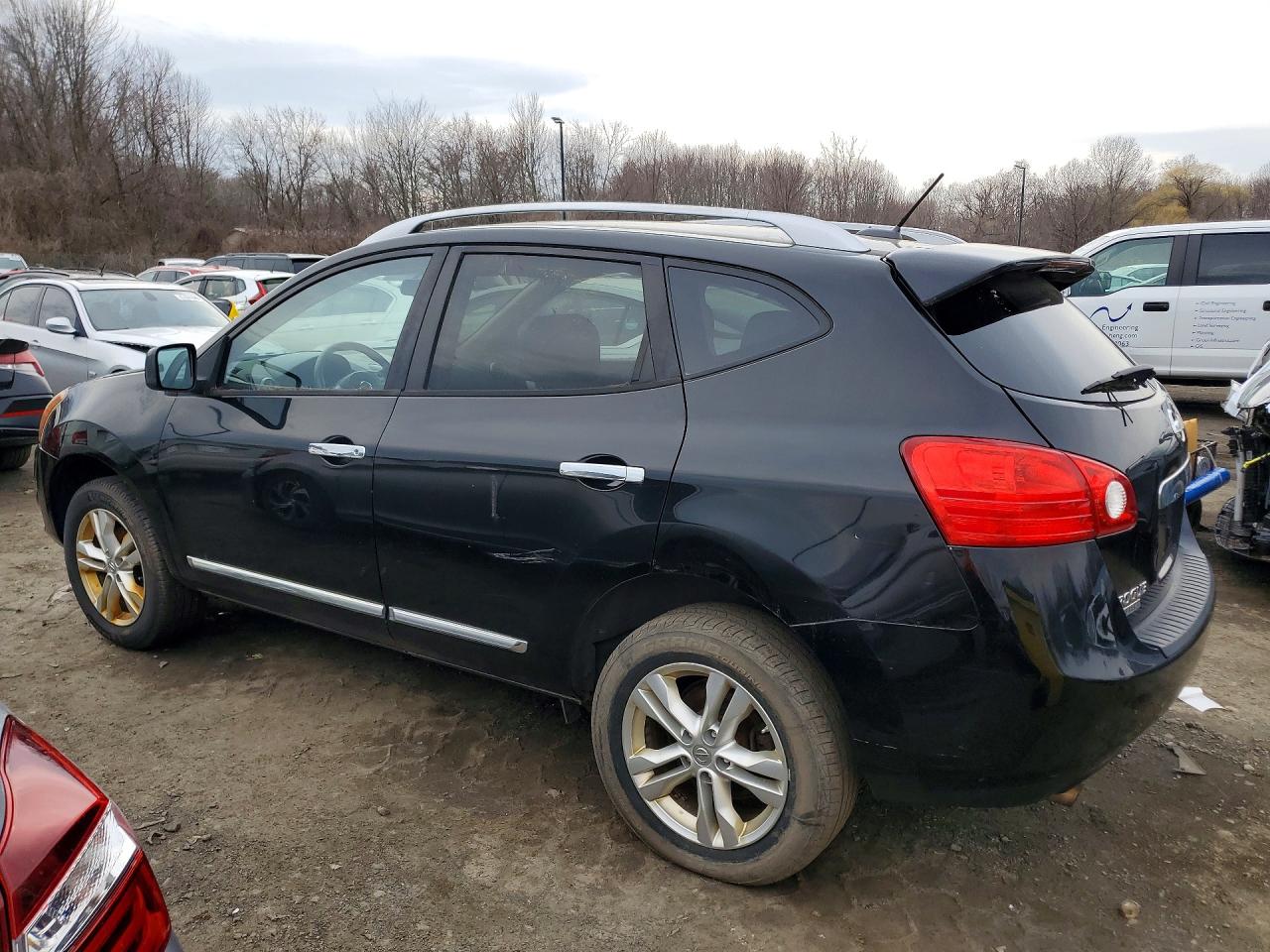2015 Nissan Rogue Select S Black vin: JN8AS5MV9FW752145