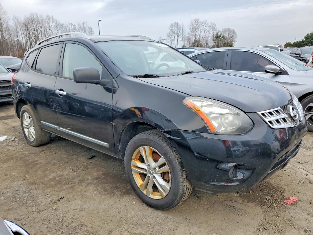 2015 Nissan Rogue Select S Black vin: JN8AS5MV9FW752145