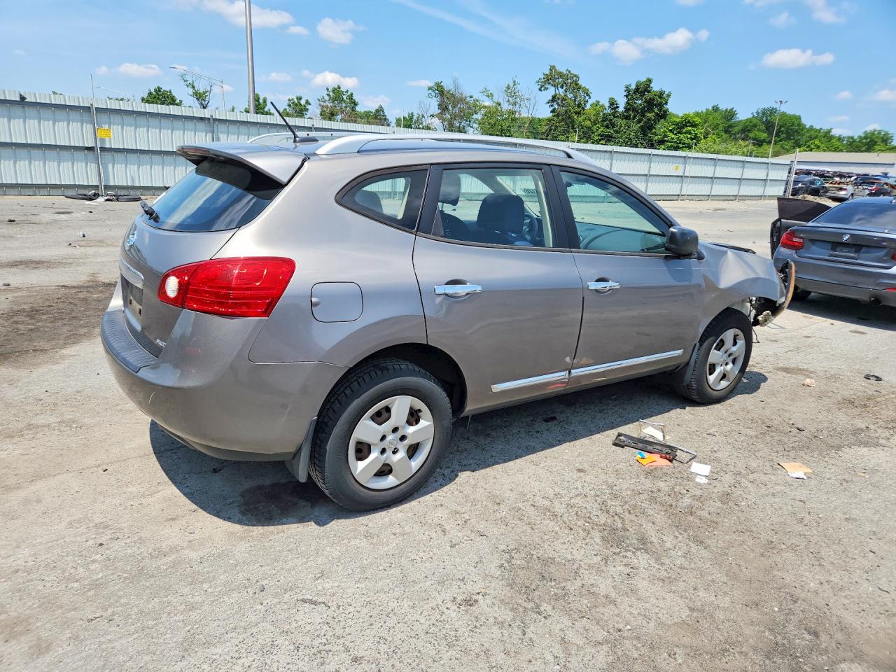 2015 Nissan Rogue Select S Gray vin: JN8AS5MV9FW754042
