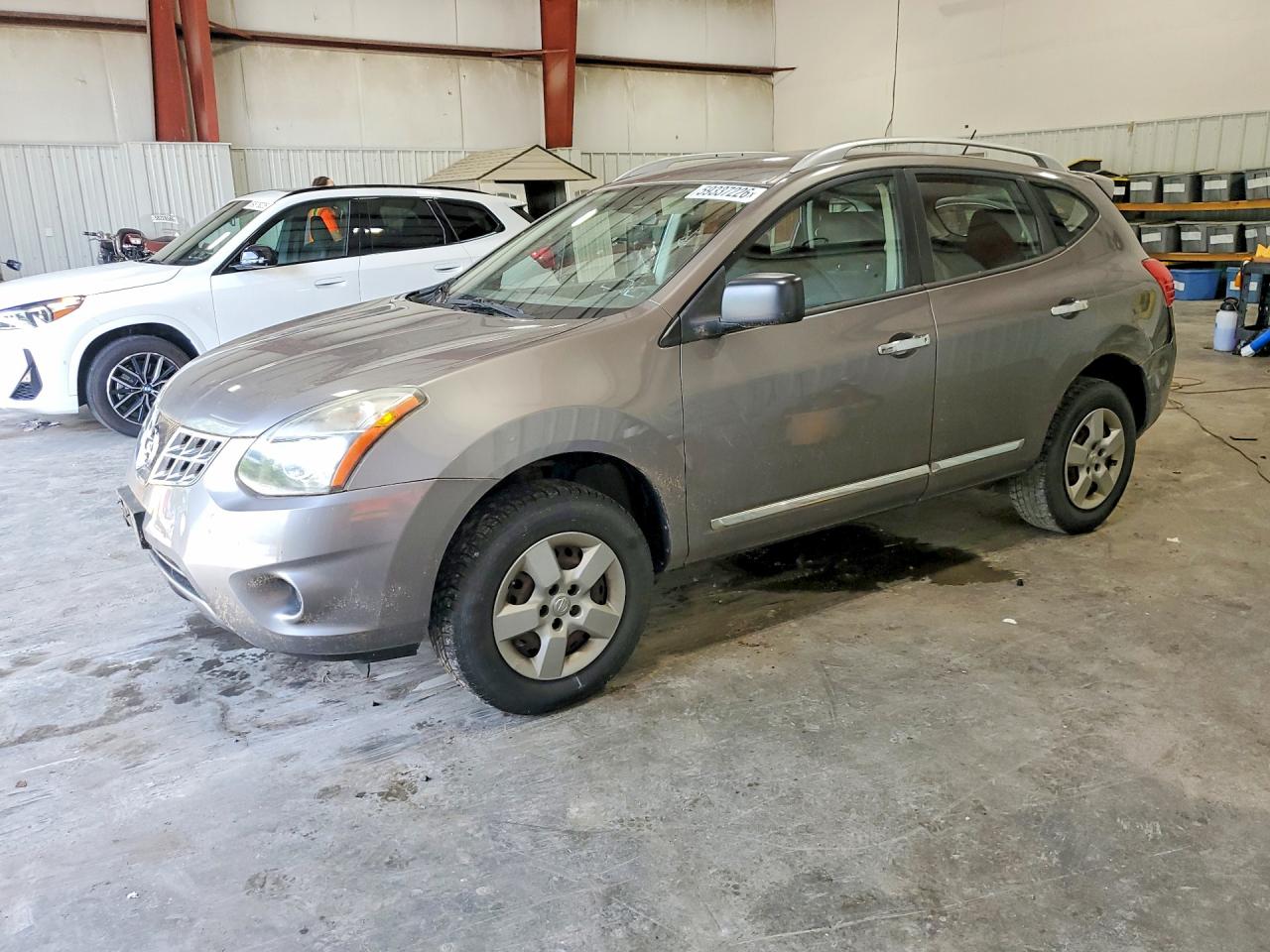 2015 Nissan Rogue Select S Gray vin: JN8AS5MV9FW756387