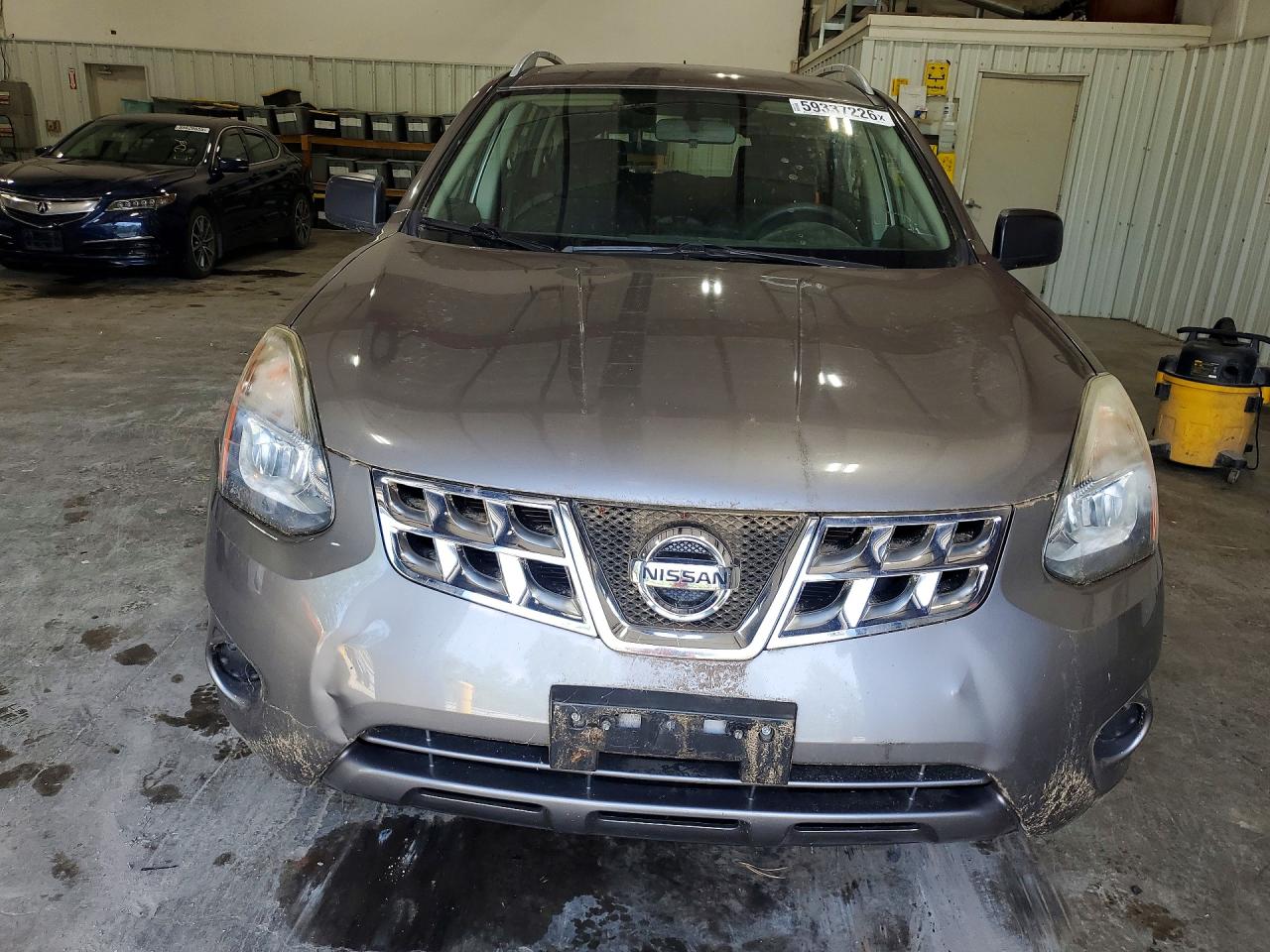 2015 Nissan Rogue Select S Gray vin: JN8AS5MV9FW756387
