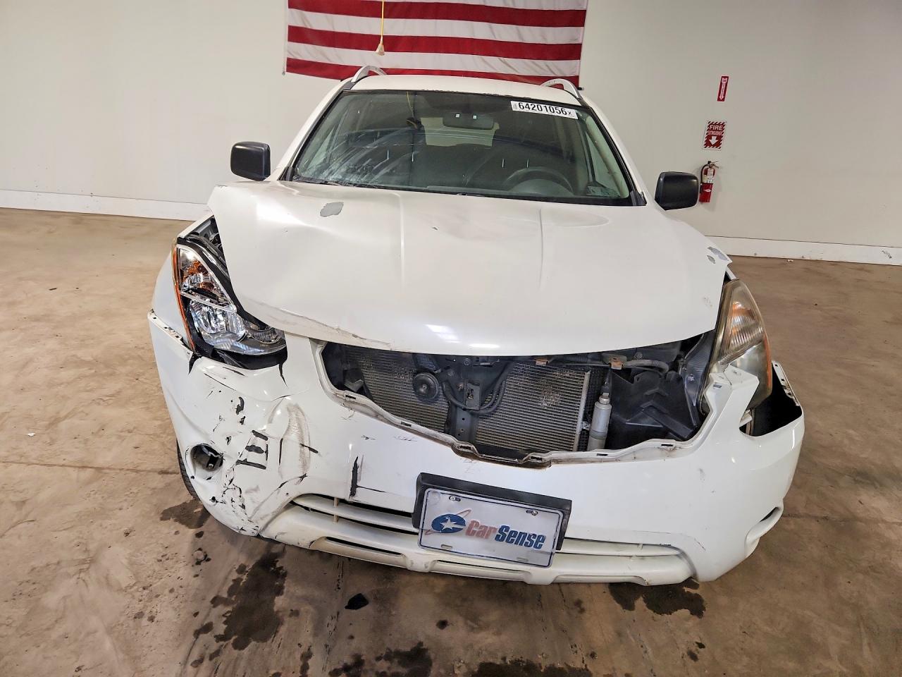 2015 Nissan Rogue Select S White vin: JN8AS5MV9FW757202