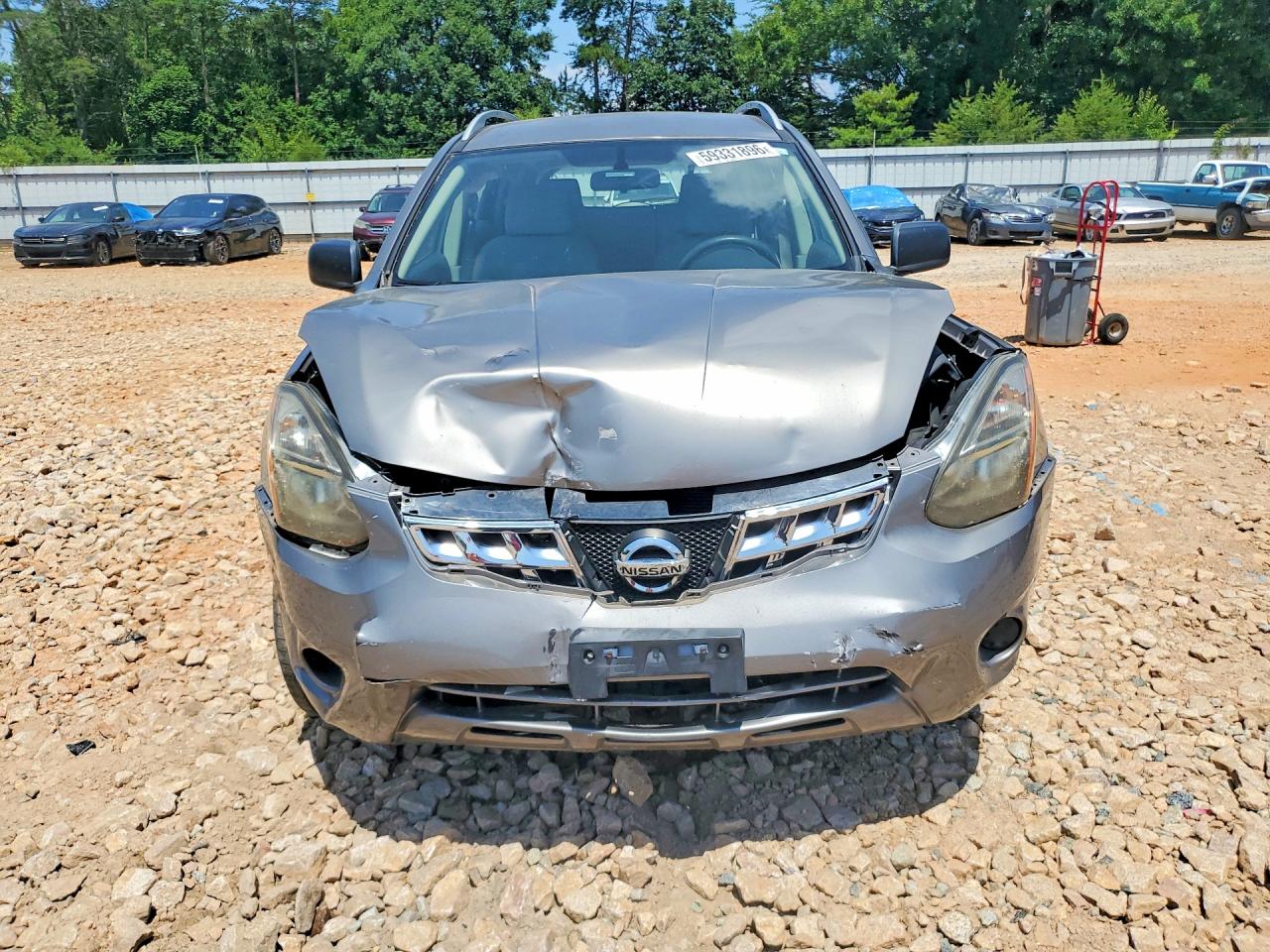 2015 Nissan Rogue Gray vin: JN8AS5MV9FW762870