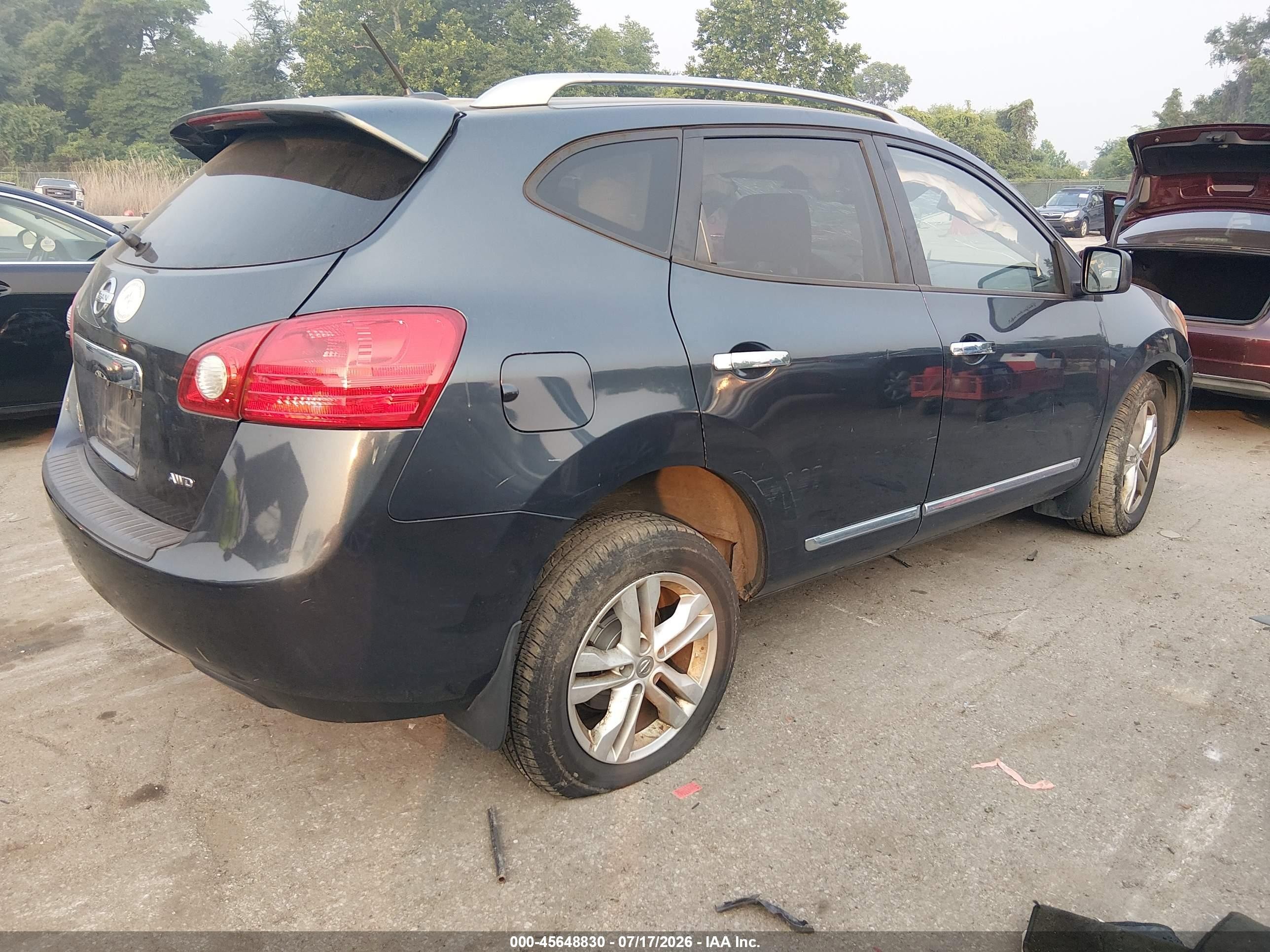 2015 Nissan Rogue Select S Gray vin: JN8AS5MV9FW764506