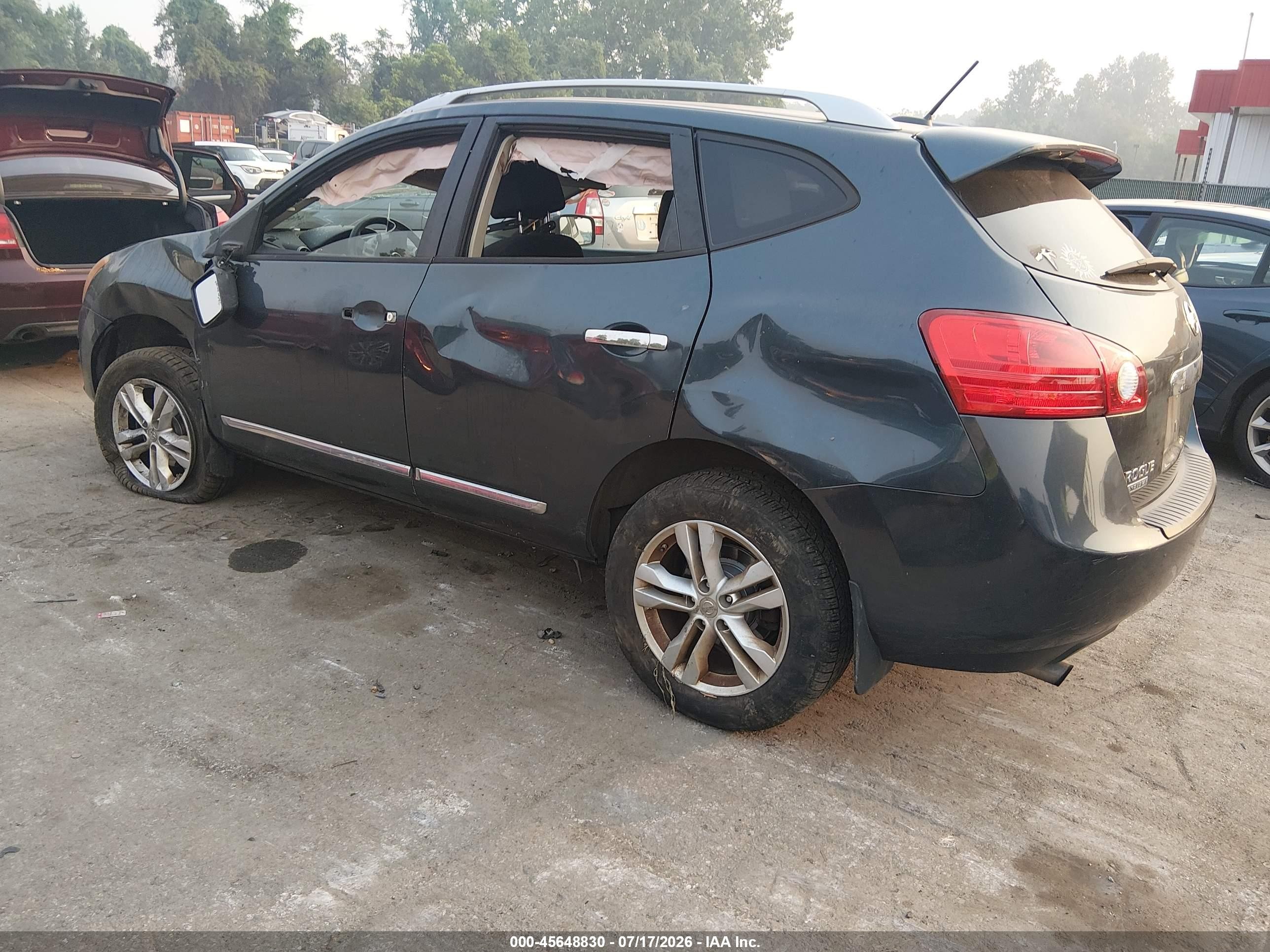 2015 Nissan Rogue Select S Gray vin: JN8AS5MV9FW764506