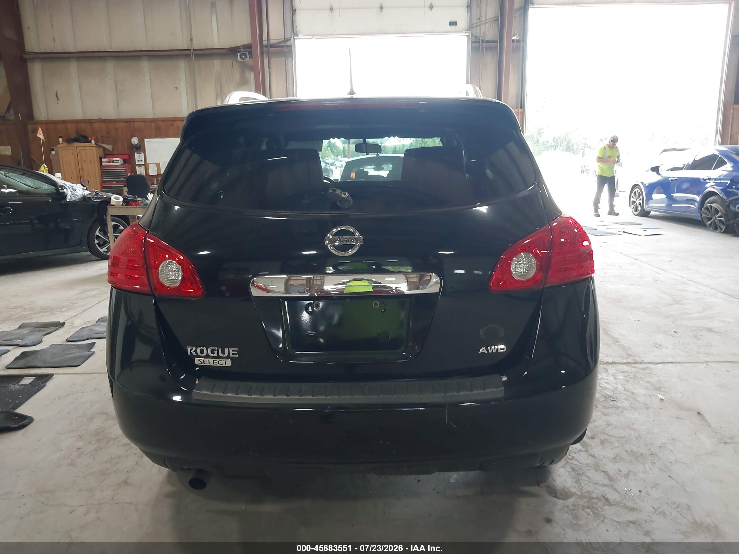 2015 Nissan Rogue Select S Black vin: JN8AS5MV9FW765445