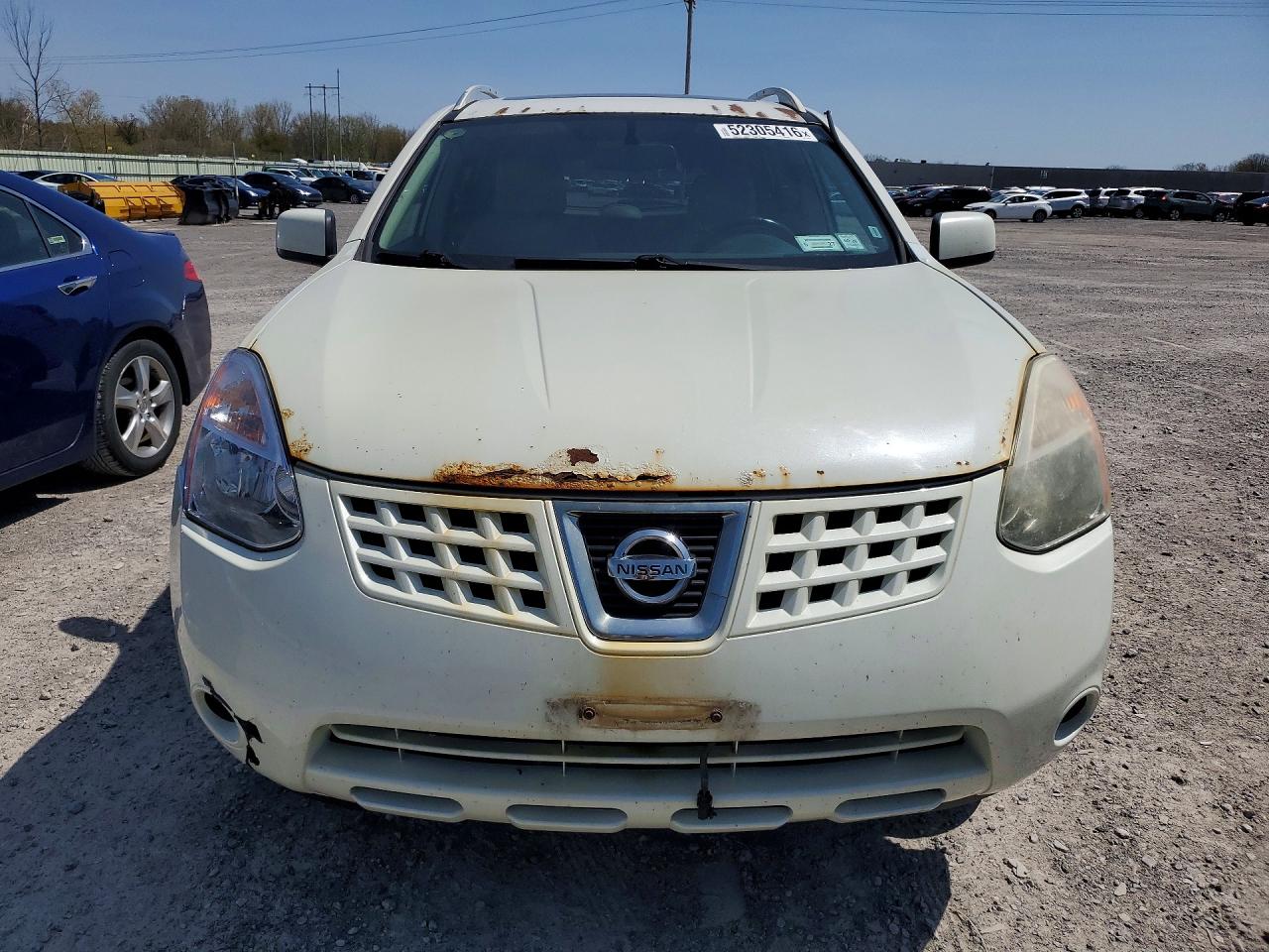 2010 Nissan Rogue S White vin: JN8AS5MVXAW101678