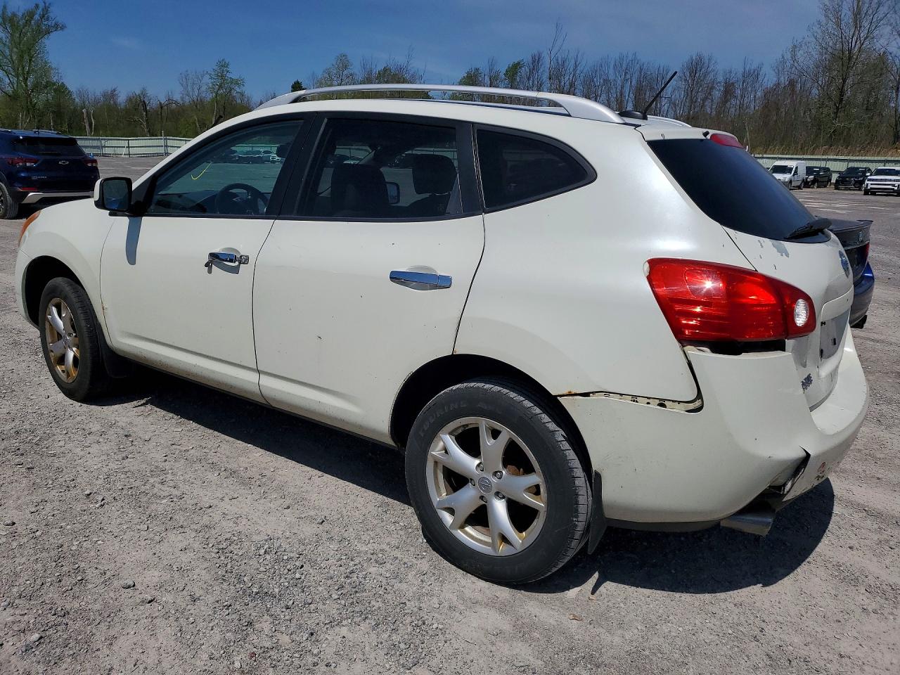 2010 Nissan Rogue S White vin: JN8AS5MVXAW101678