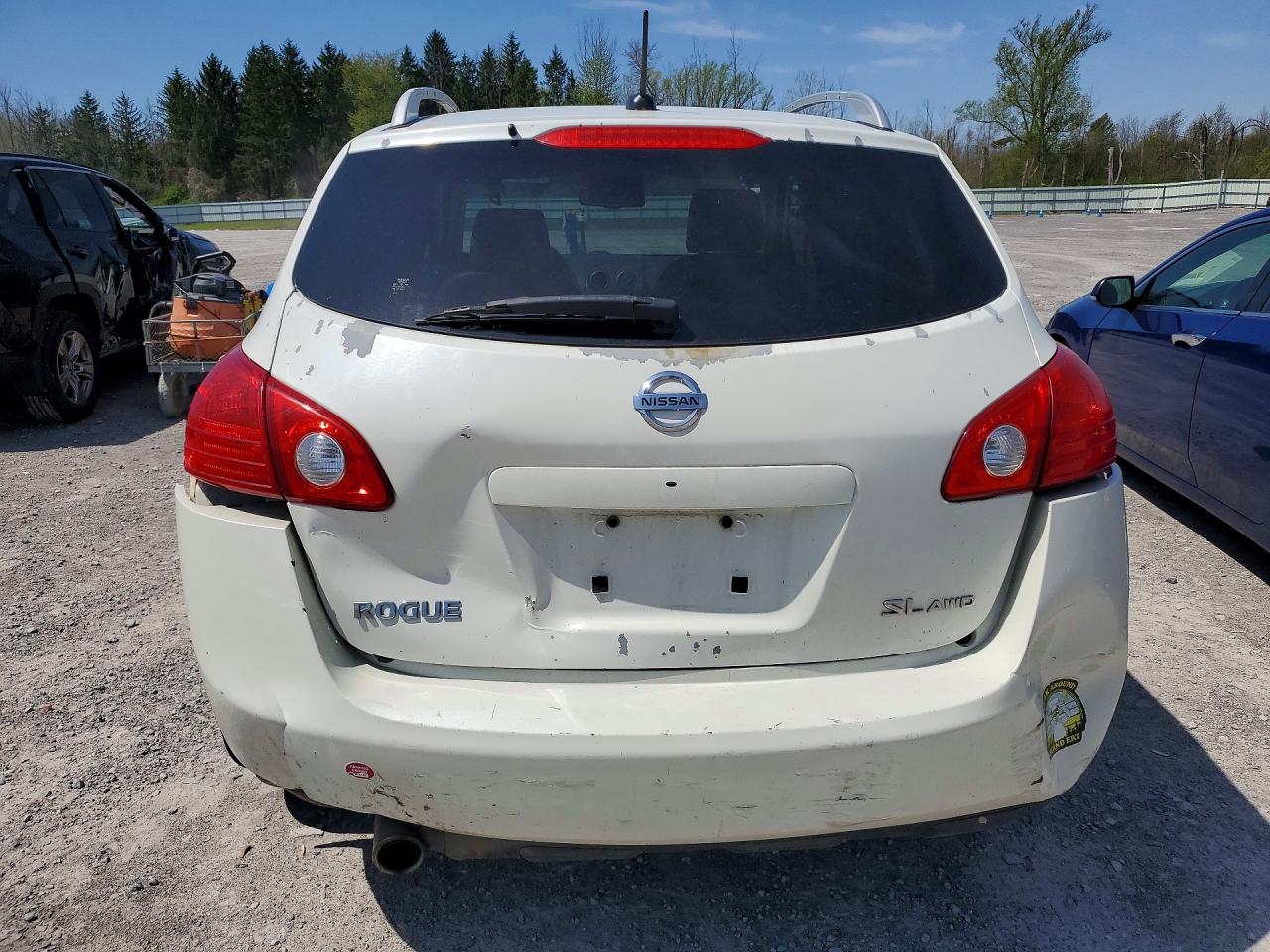 2010 Nissan Rogue S White vin: JN8AS5MVXAW101678