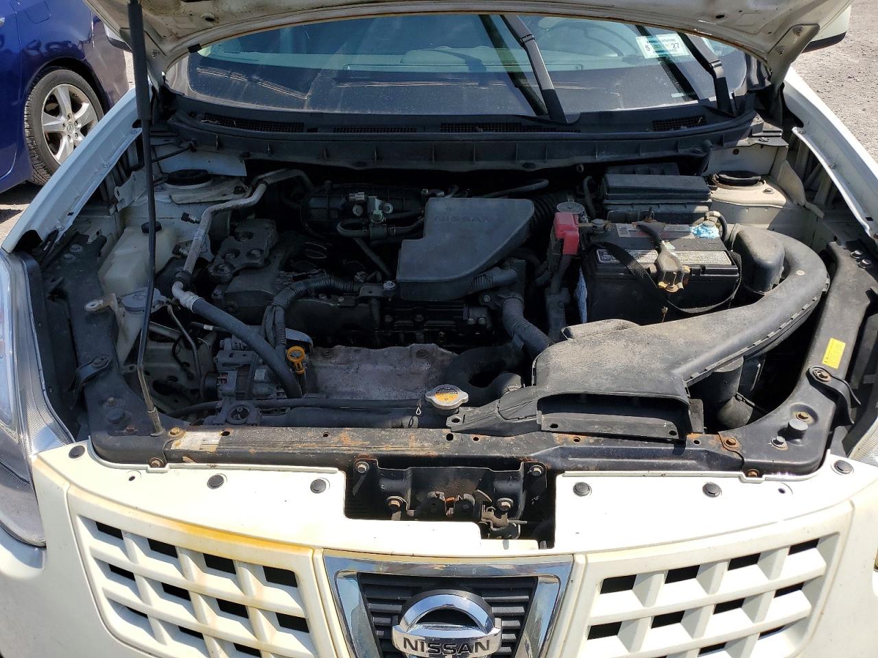 2010 Nissan Rogue S White vin: JN8AS5MVXAW101678