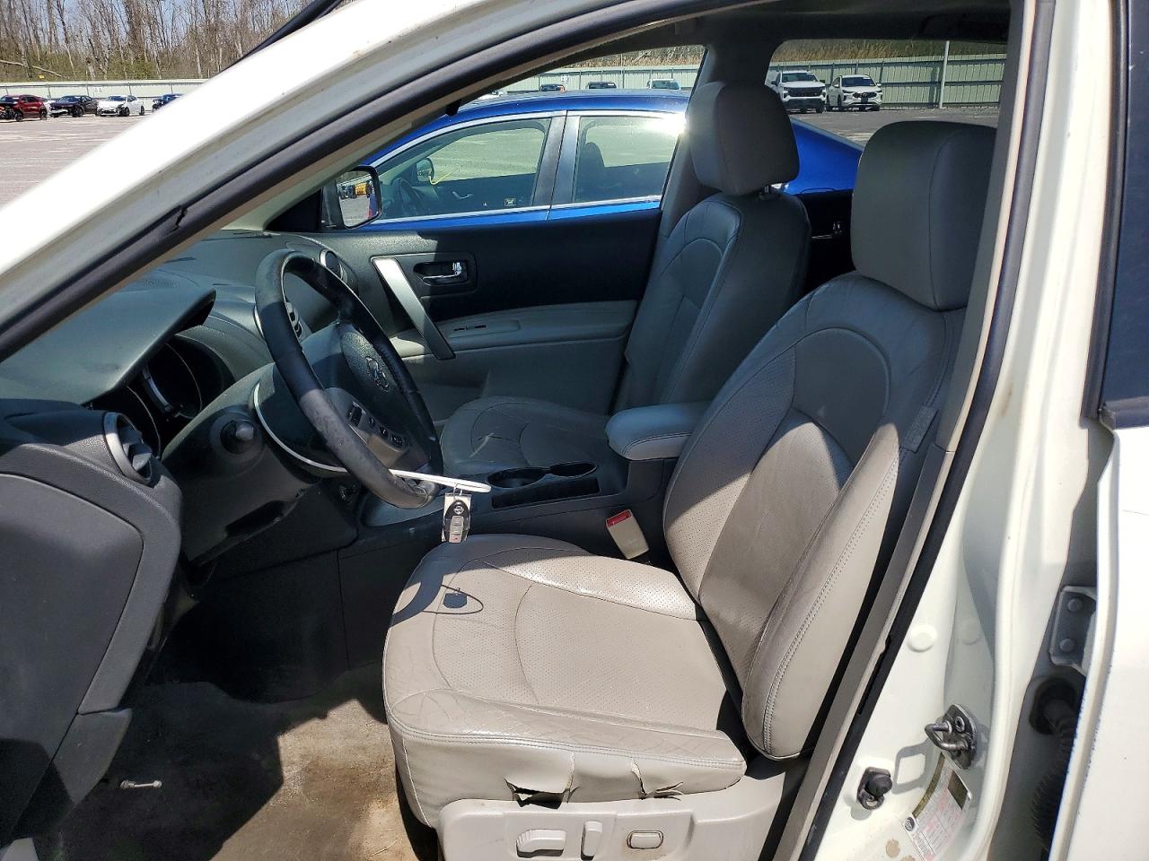 2010 Nissan Rogue S White vin: JN8AS5MVXAW101678