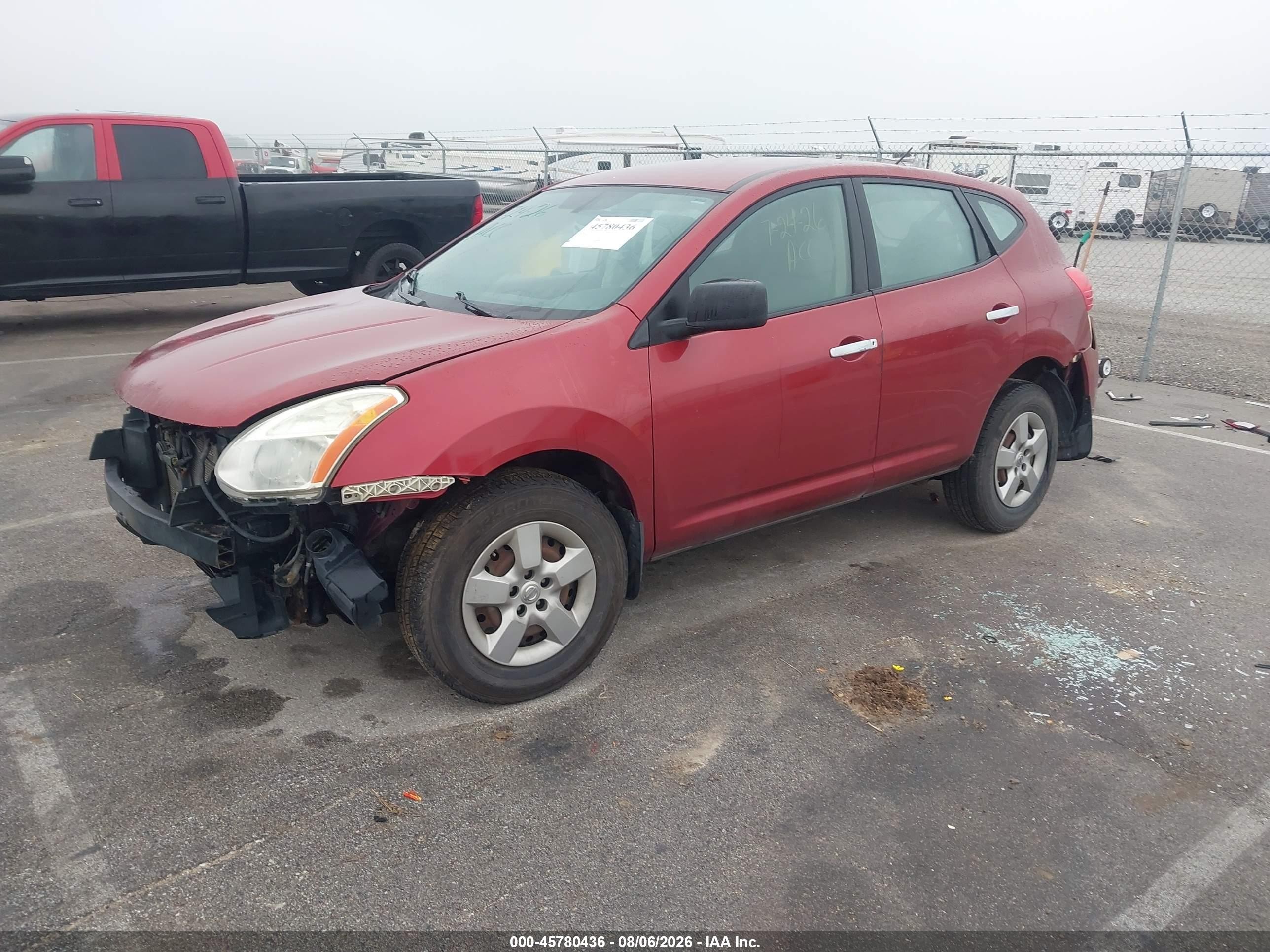2010 Nissan Rogue S Red vin: JN8AS5MVXAW115516