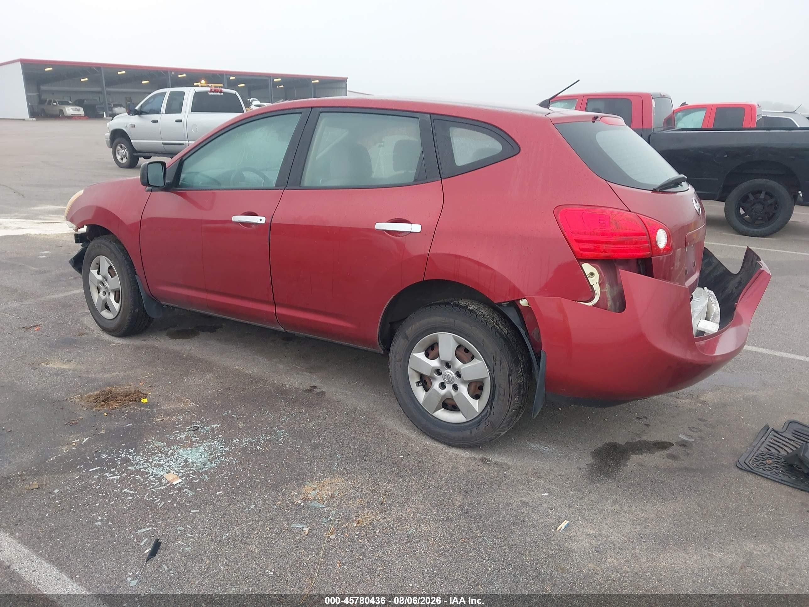 2010 Nissan Rogue S Red vin: JN8AS5MVXAW115516