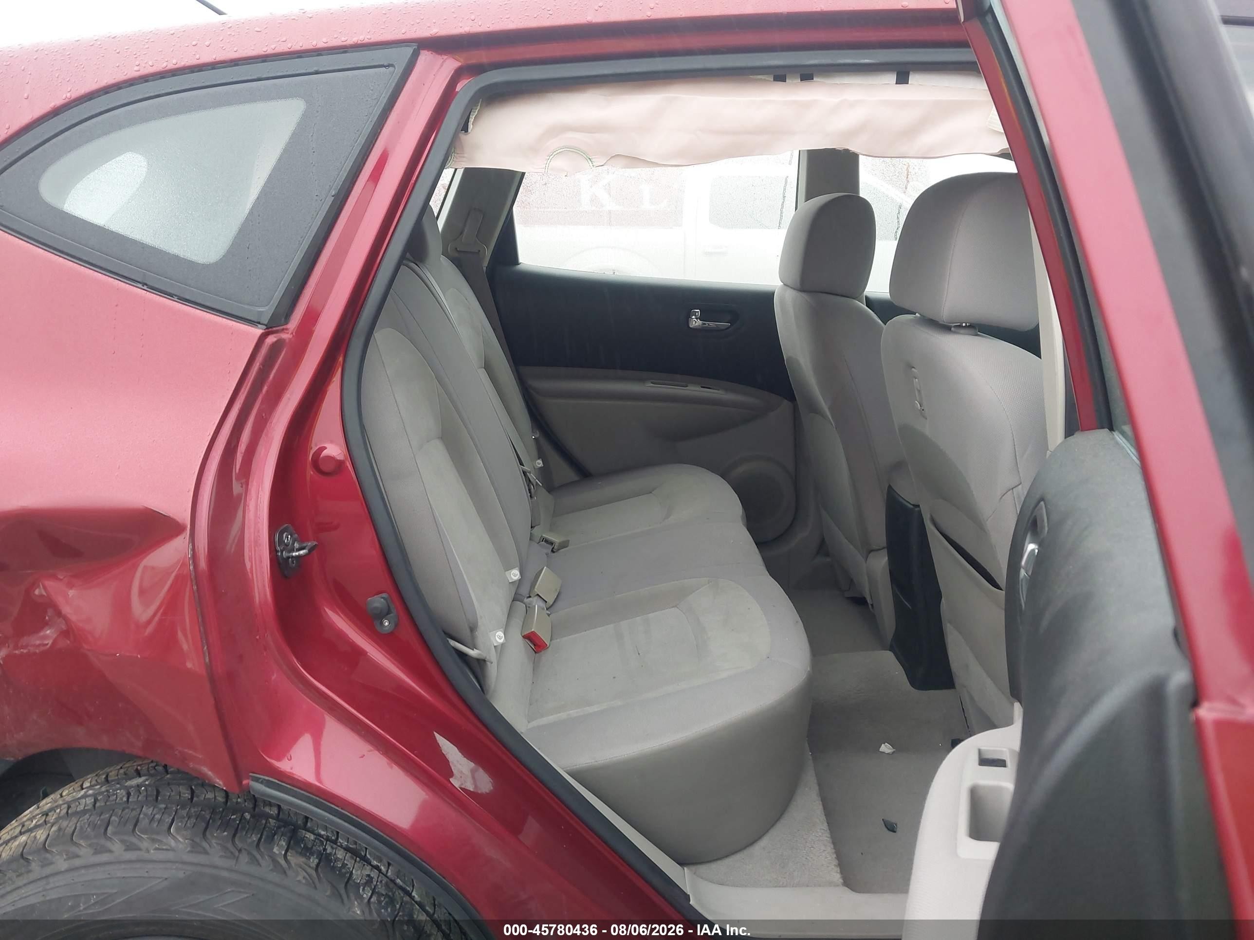 2010 Nissan Rogue S Red vin: JN8AS5MVXAW115516